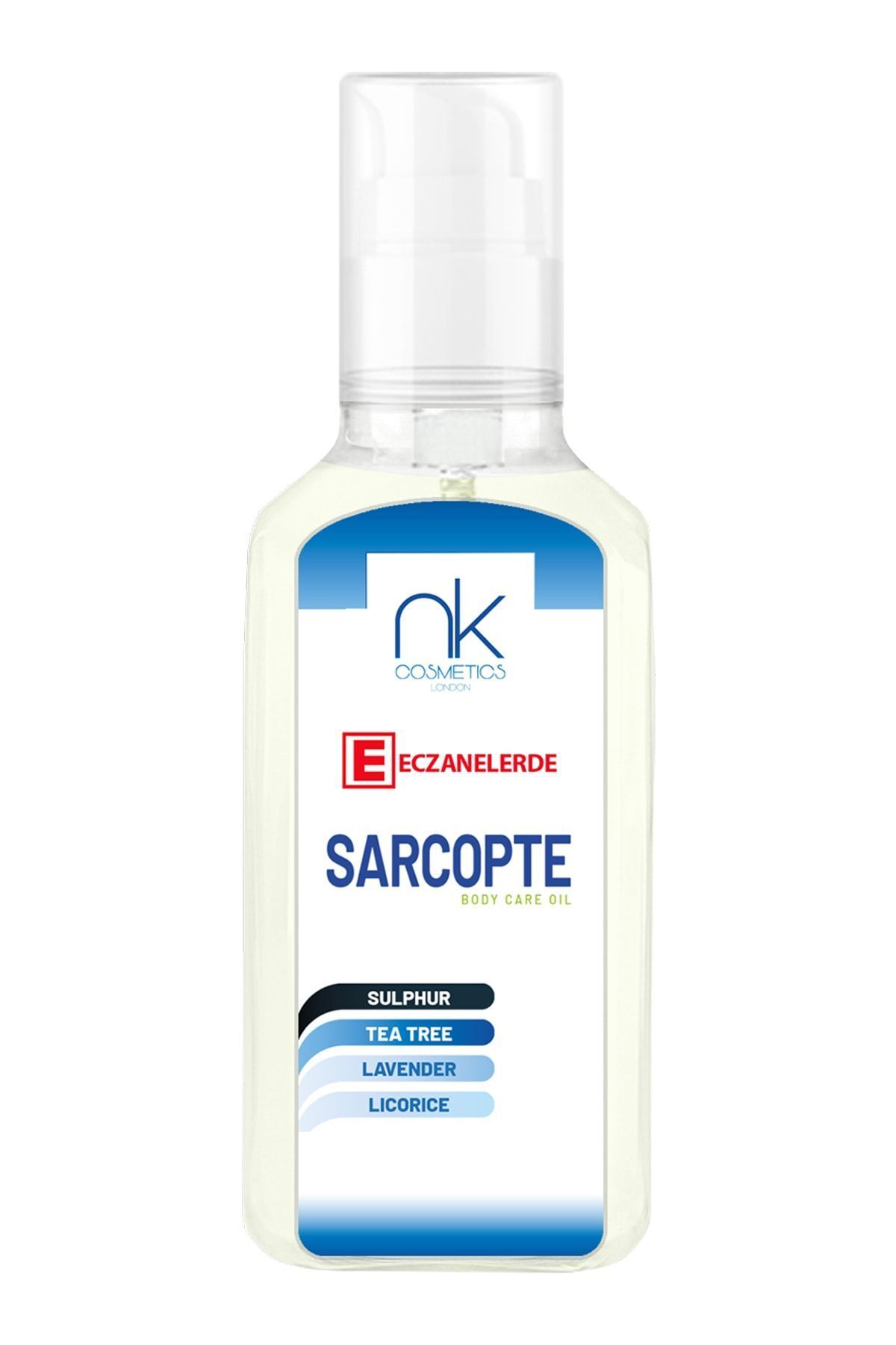 لوسیون محافظ پوست Sarcopte با فرمول قوی اسطوخودوس 125 میلی لیتر NK Cosmetics