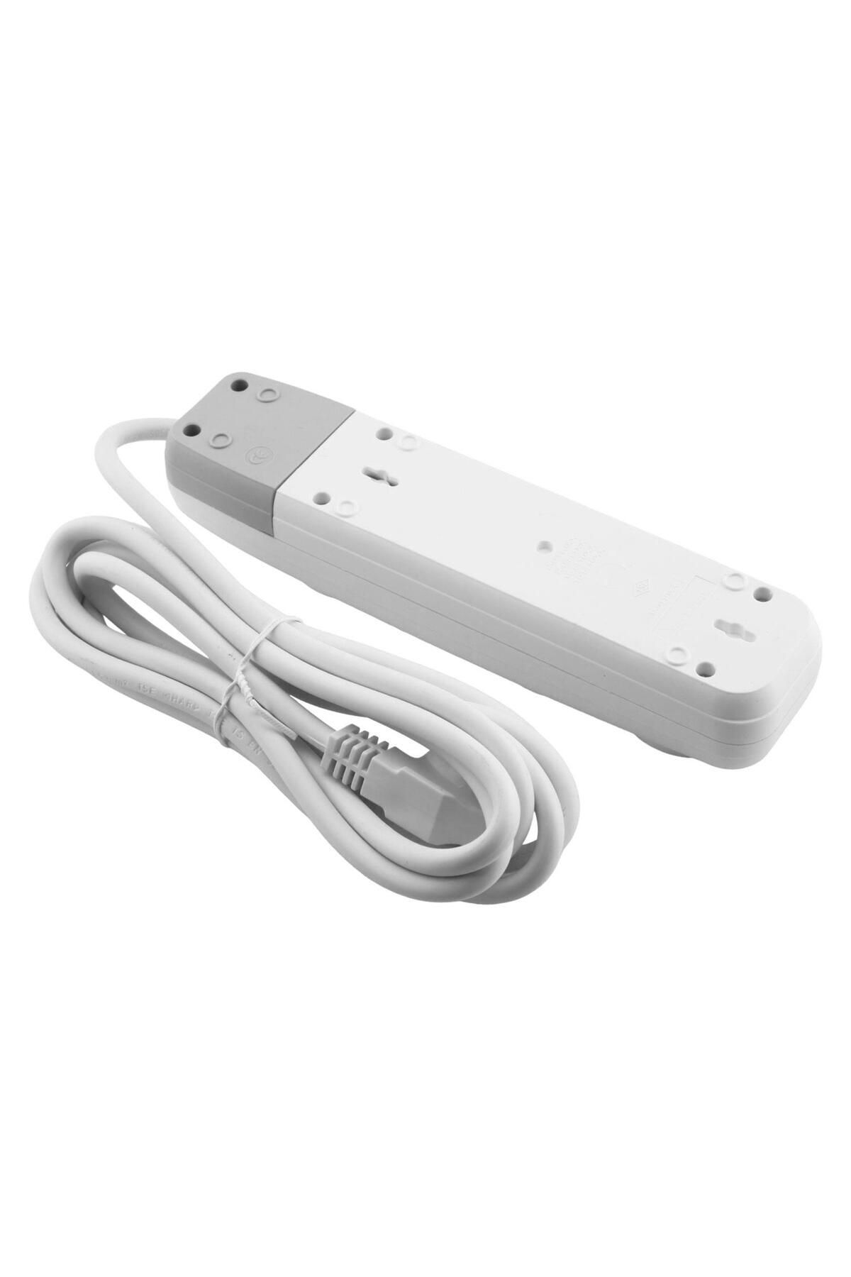 Badem10-4-piece Group Socket - 7 Meter Corded, Grounded Plug Multiplier, Switchless Extension Cable 4