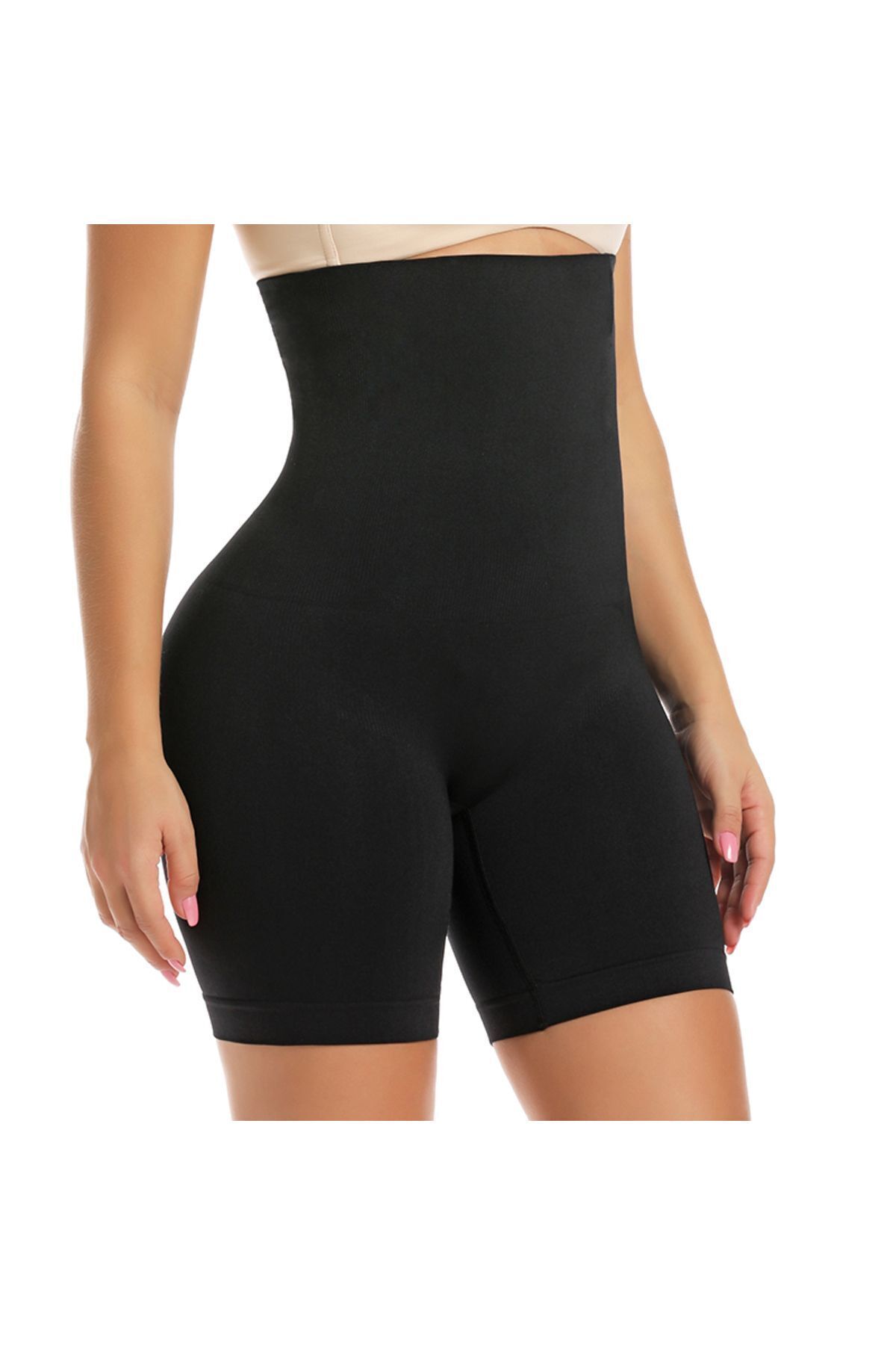 Alwaysfit Basen Toparlayıcı Bel Inceltici Ve Kalça Sıkılaştırıcı Yüksek Bel Paçalı Korse Tayt görsel 3