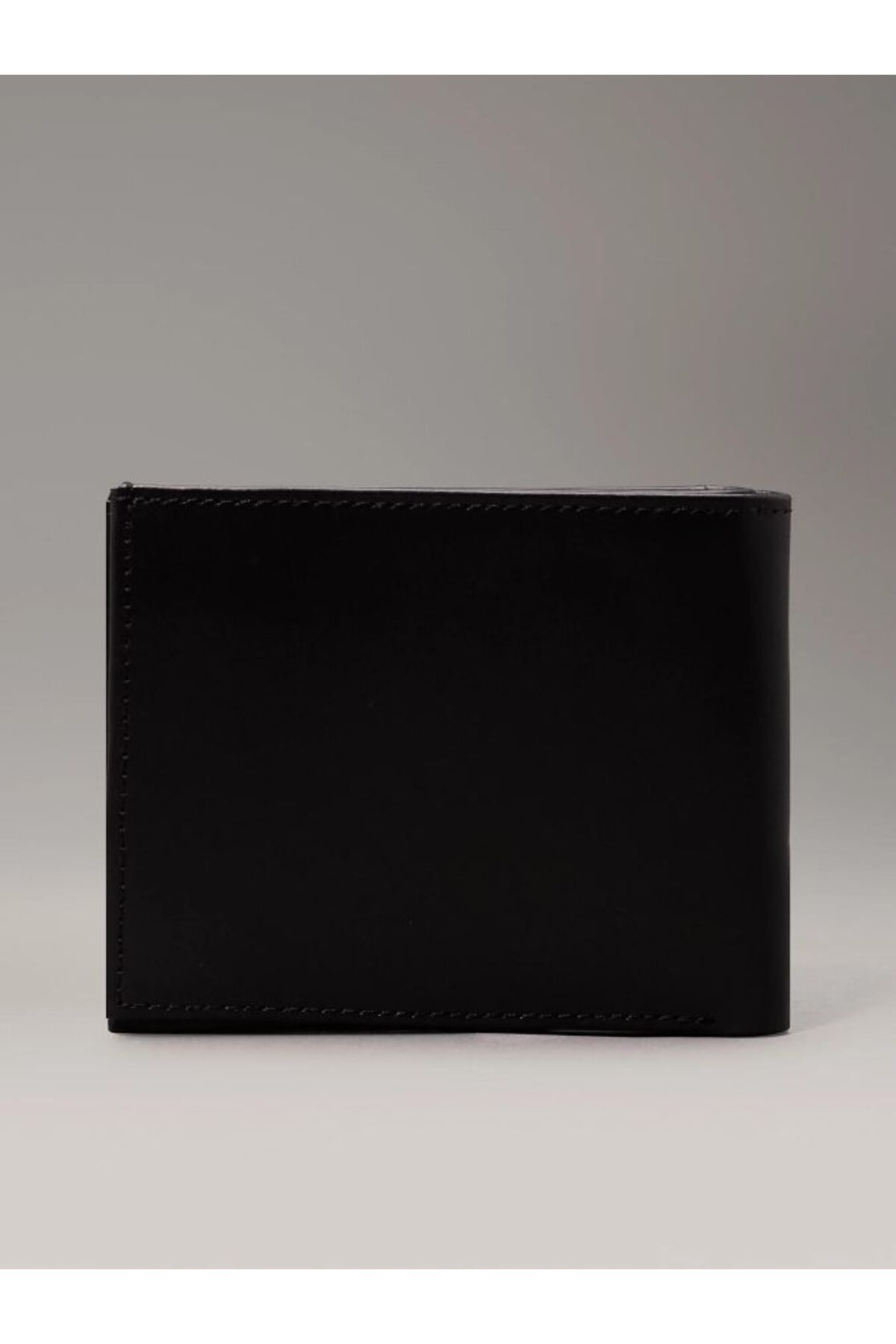 کیف پول مشکی مردانه آرم محفظه اسنپ برجسته سیاه K50K512076 beh Calvin Klein