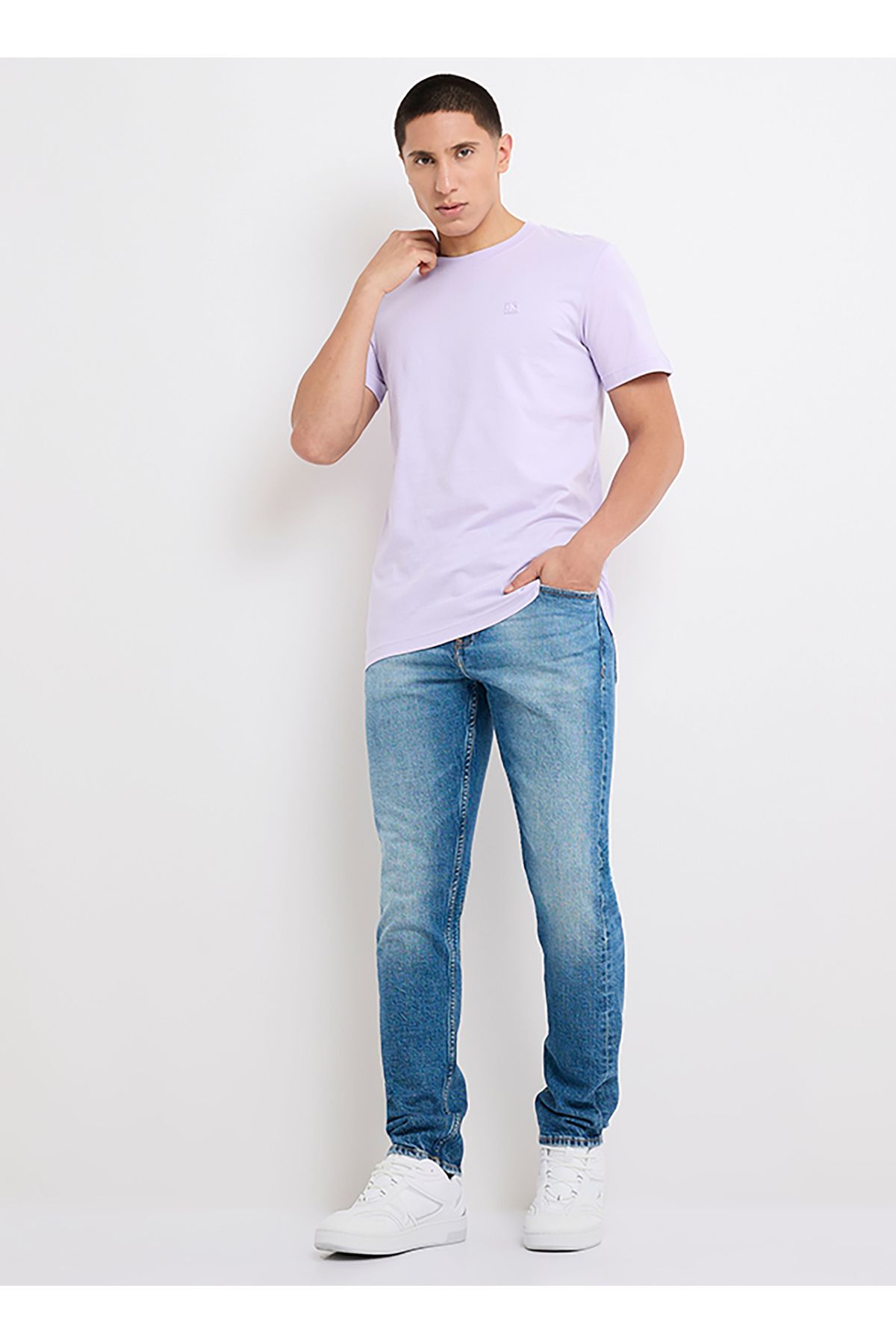 شلوار جین مردانه جین کمر باریک جین J30J3257341BJ SLIM Calvin Klein