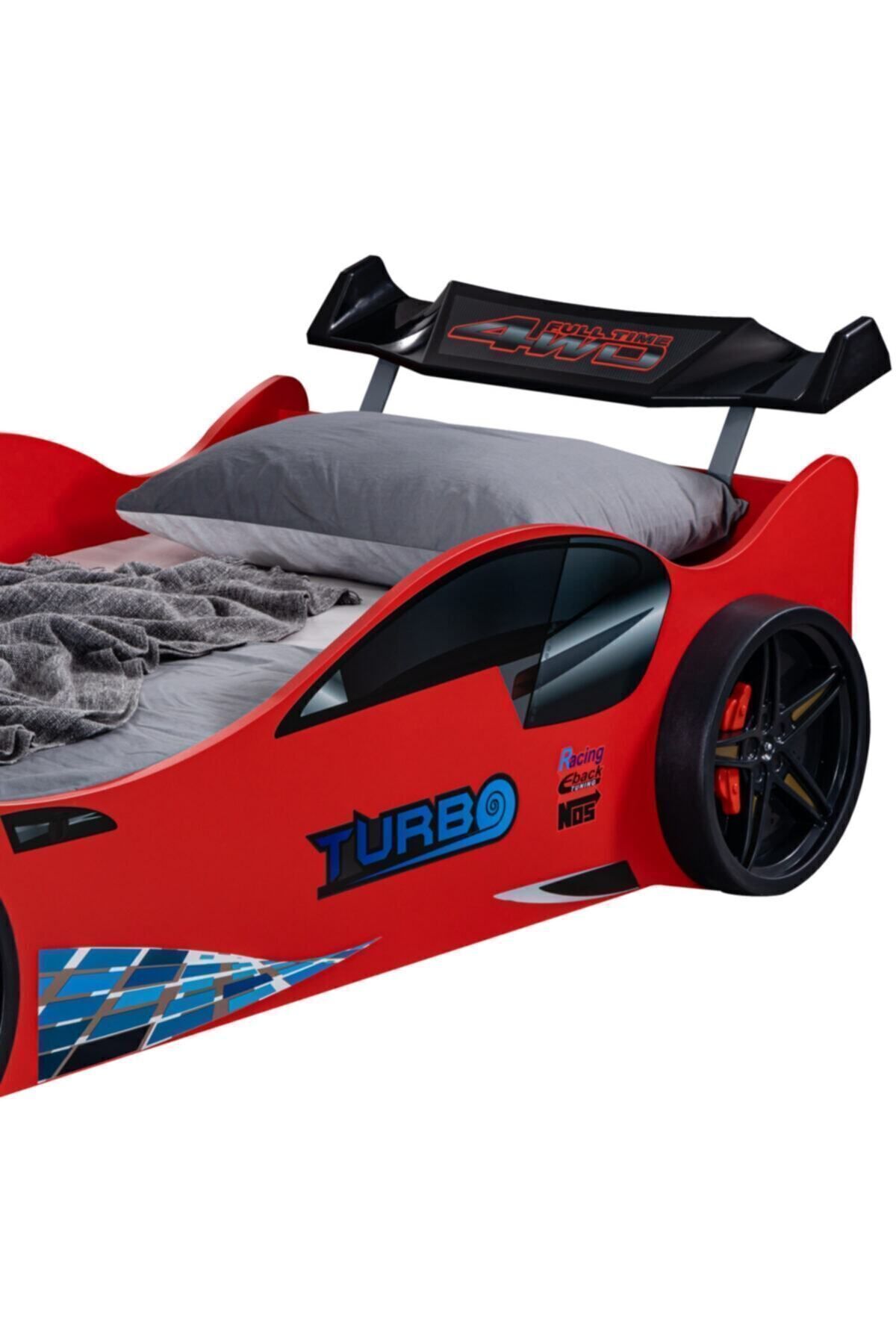 Setay Arabalı Yatak, Süpers Rüzgarlıklı Arabalı Yatak - Kırmızı fotoğrafı 4 (önizleme)