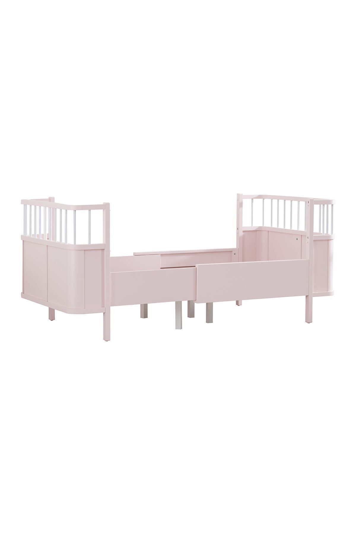 Mdf Beşik, Siesta Büyüyen Beşik 90x130 - Pembe 1 Adet Comfort Yatak 90x130 #4
