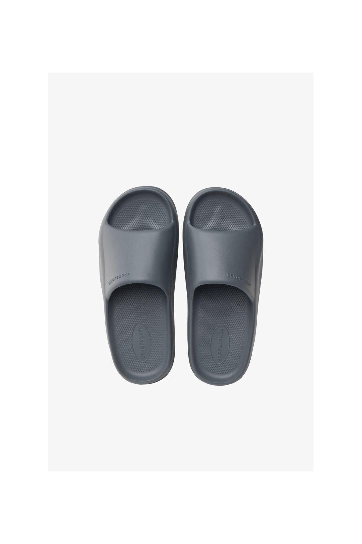 دمپایی ورزشی خاکستری مردانه Jack Jones jfwstatus slider noos slipper آسفالت Jack & Jones