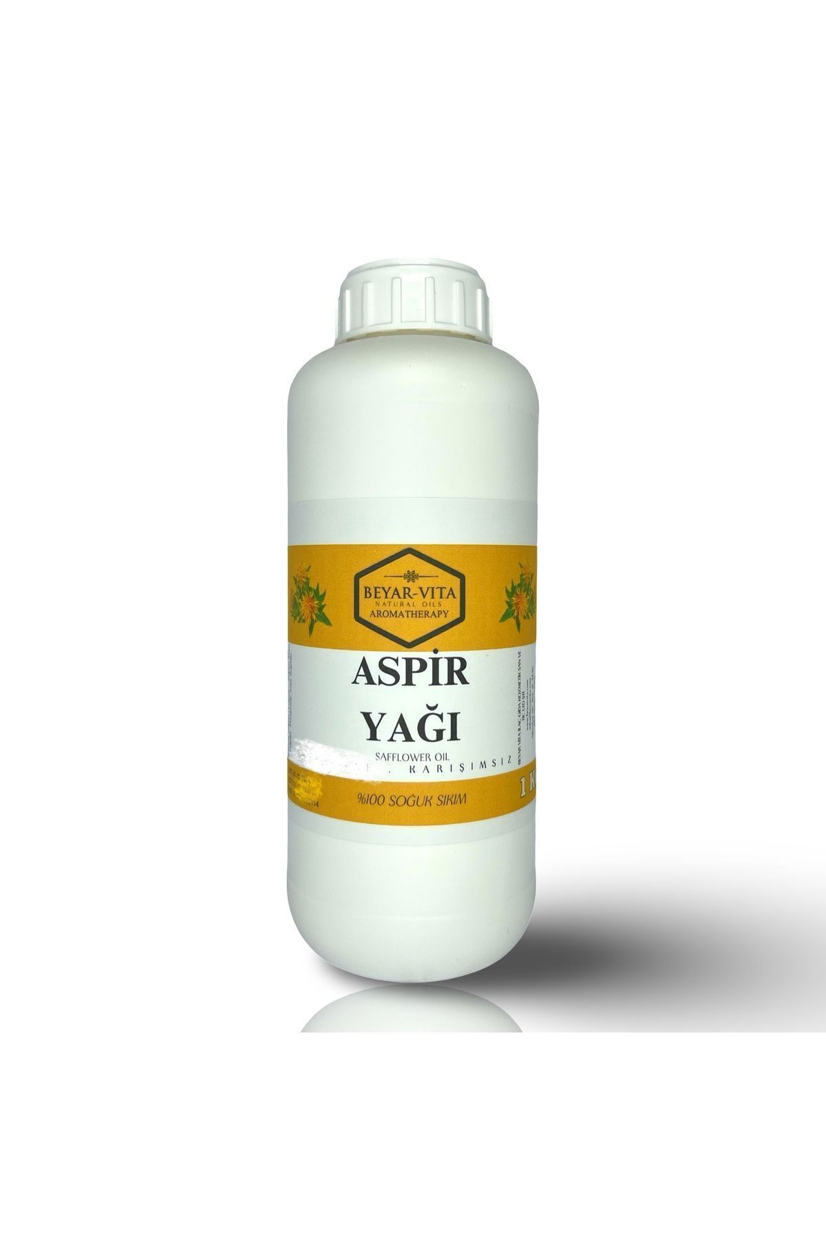 روغن گلرنگ 1 کیلو گرم (روغن گلرنگ) فشرده سرد BEYARVİTA