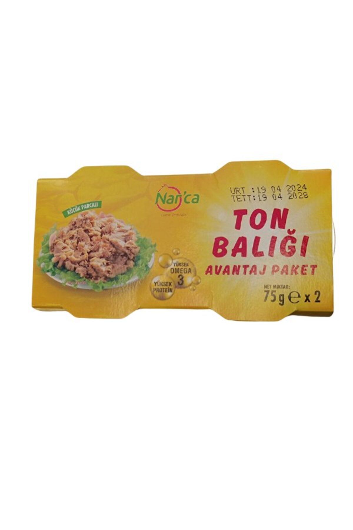 Narca Füme Ton Balığı Avantaj Paket 75gr x 2 Adet Küçük Parçalı