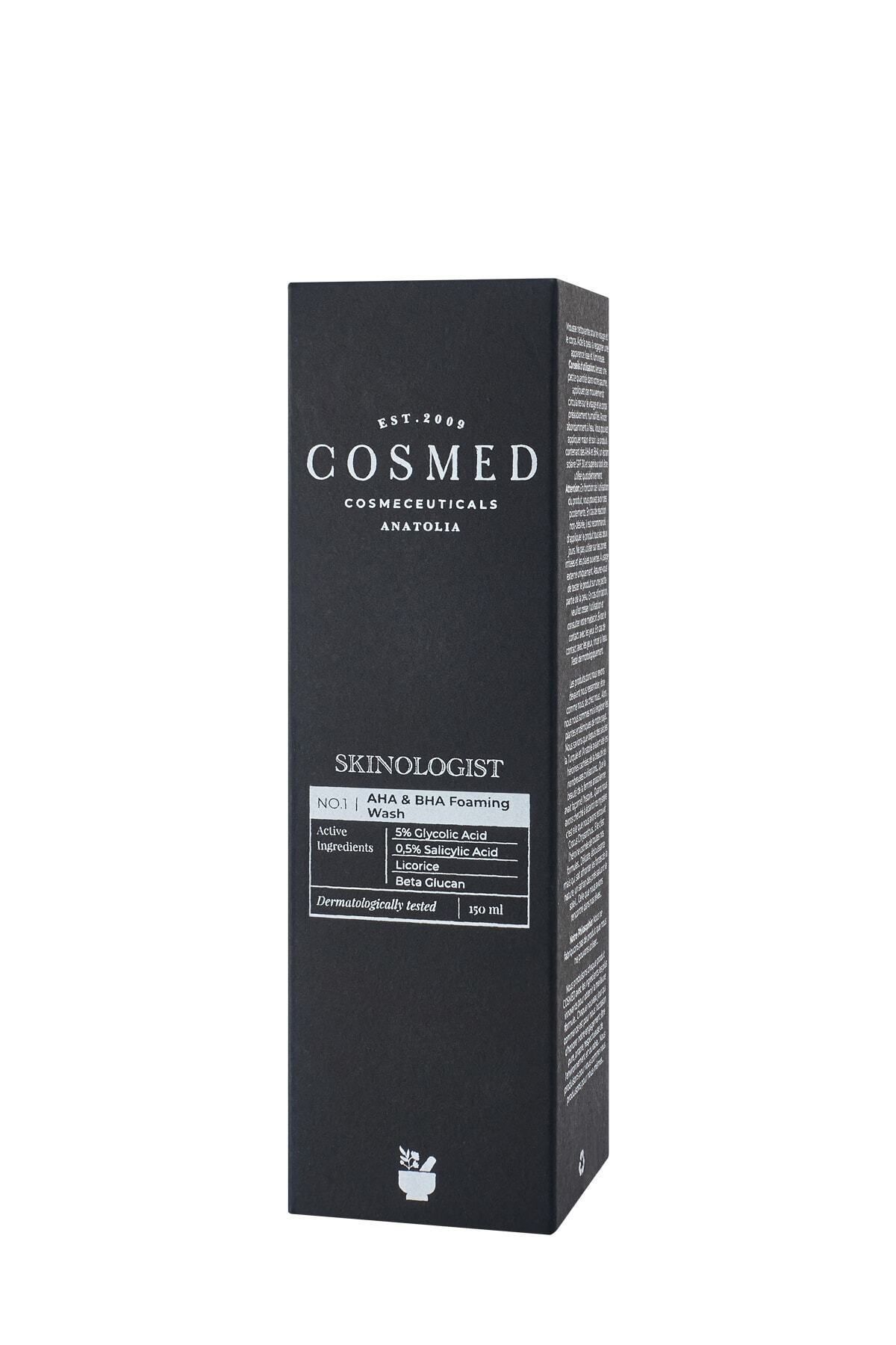 Skinologist Aha&Bha Foaming Wash/Foam Cleanser برای پوست های مختلط چرب 150 میلی لیتر COSMED