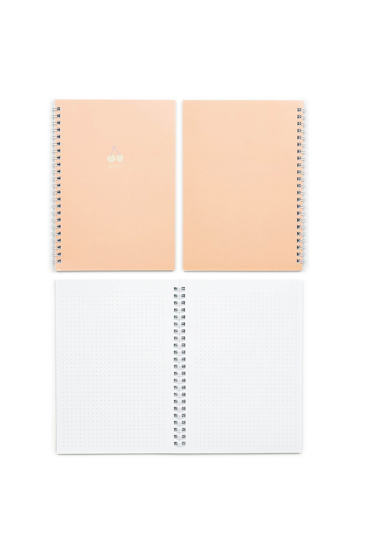 Nice Notes-A5 Dotted Set of 4 - Spiral School Notebook and Bullet Journal 5