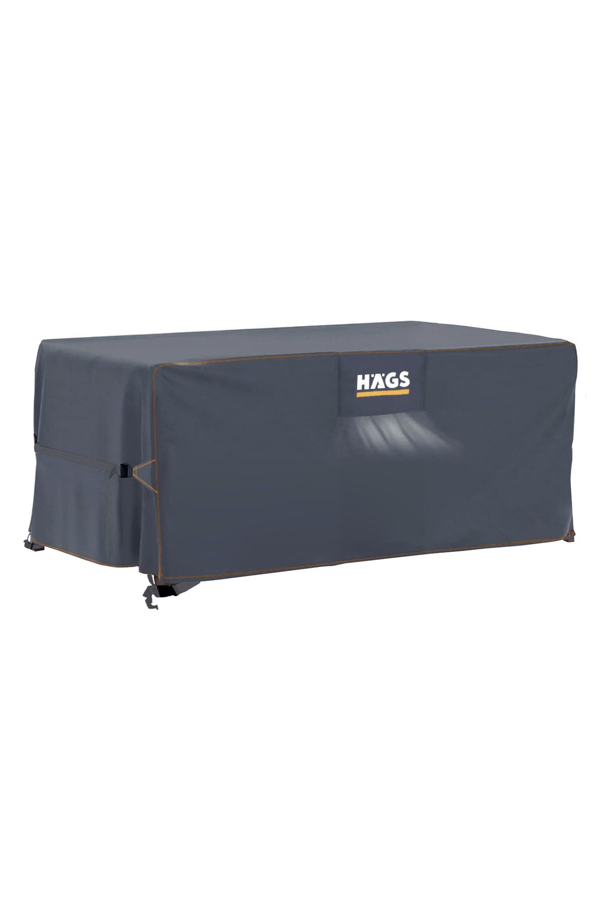 HAEGS Bahçe Mobilyası Örtüsü, 200-160-74cm, Su Geçirmez, Dış Mekan Masa ve Sandalye Örtü Gri