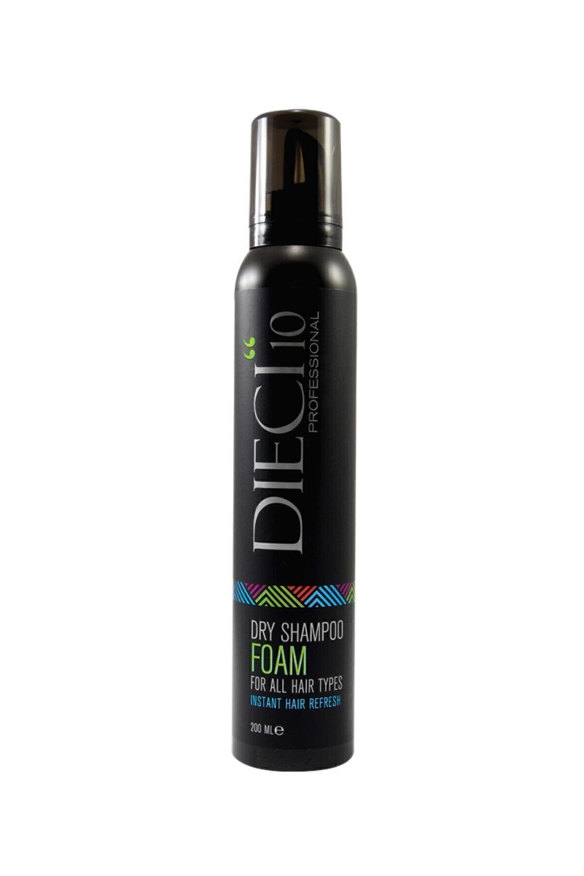 di 10 Dry Shampoo 200 ml Foam Kuru Şampuan Köpük