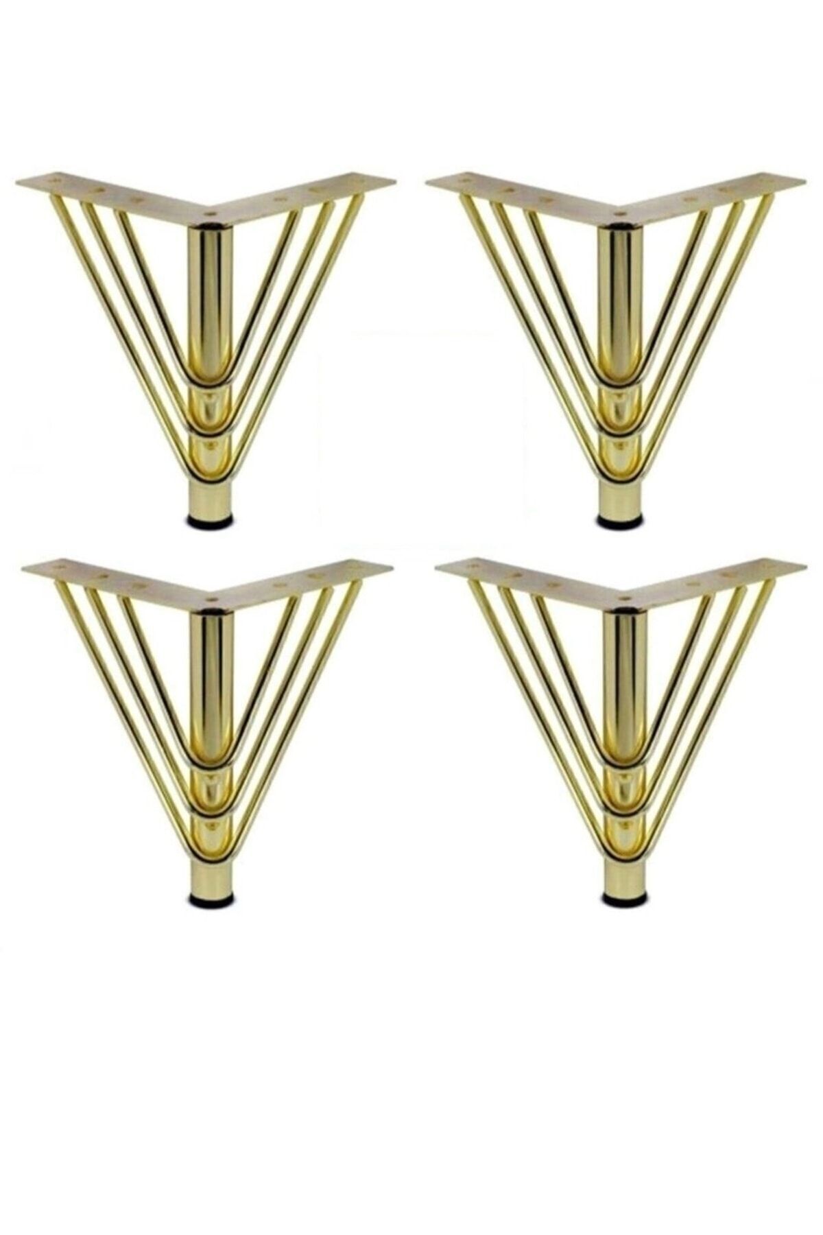 Vanessa Model Metal Mobilya, Koltuk, Kanepe, Tv Ünitesi Ayakları Metal ( 4 Adet )