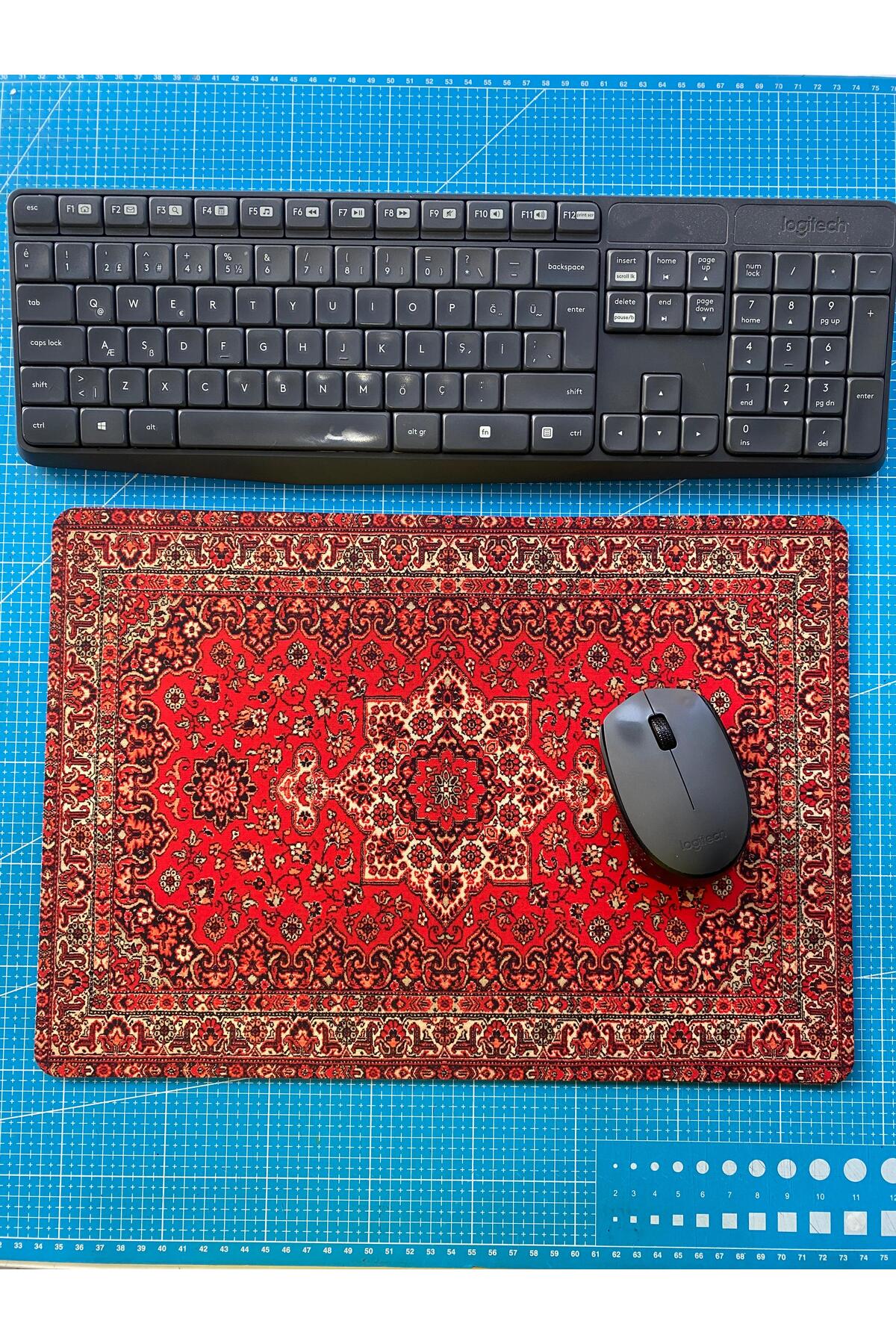 Halı Desen Baskılı 28x40 cm Ölçüsünde Mouse Pad 4