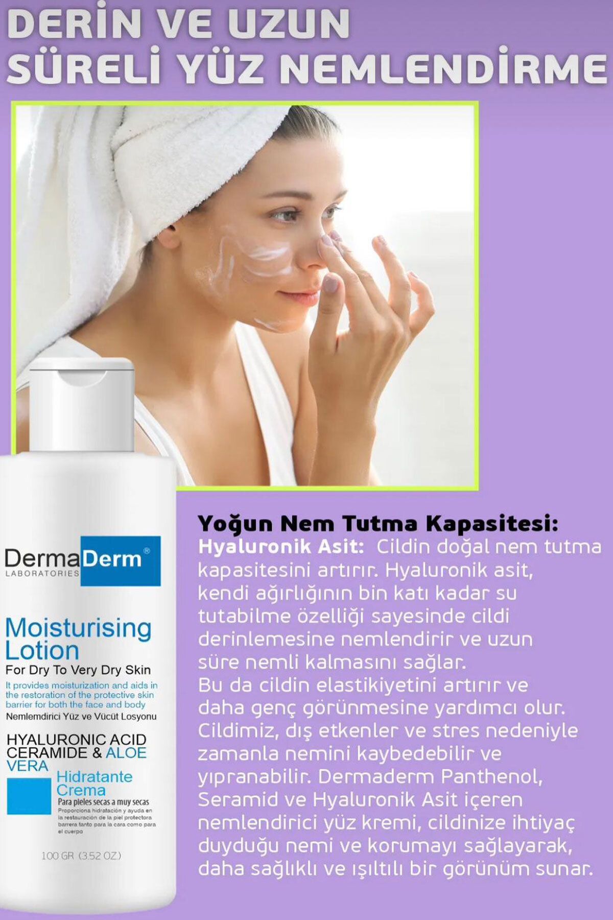 کرم صورت   DermaDerm | 8.6835E+11 اورجینال - تصویر 4