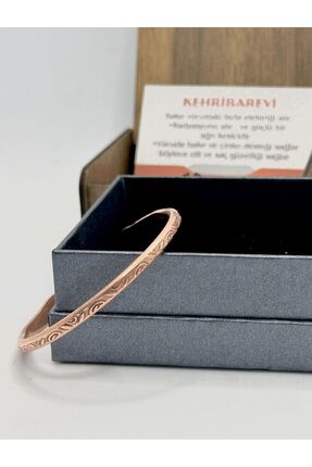 KEHRİBAREVİ EREĞLİ Bakır Bileklik İnce Otantik Model