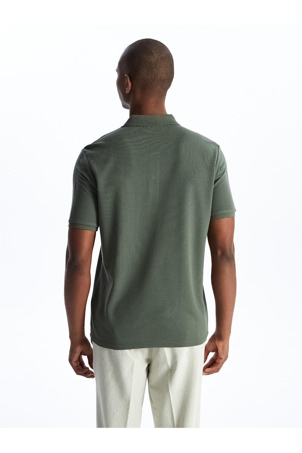 تیشرت مردانه سبز ال سی وایکیکی | TYCE19E78E90C66009 اورجینال - تصویر 5