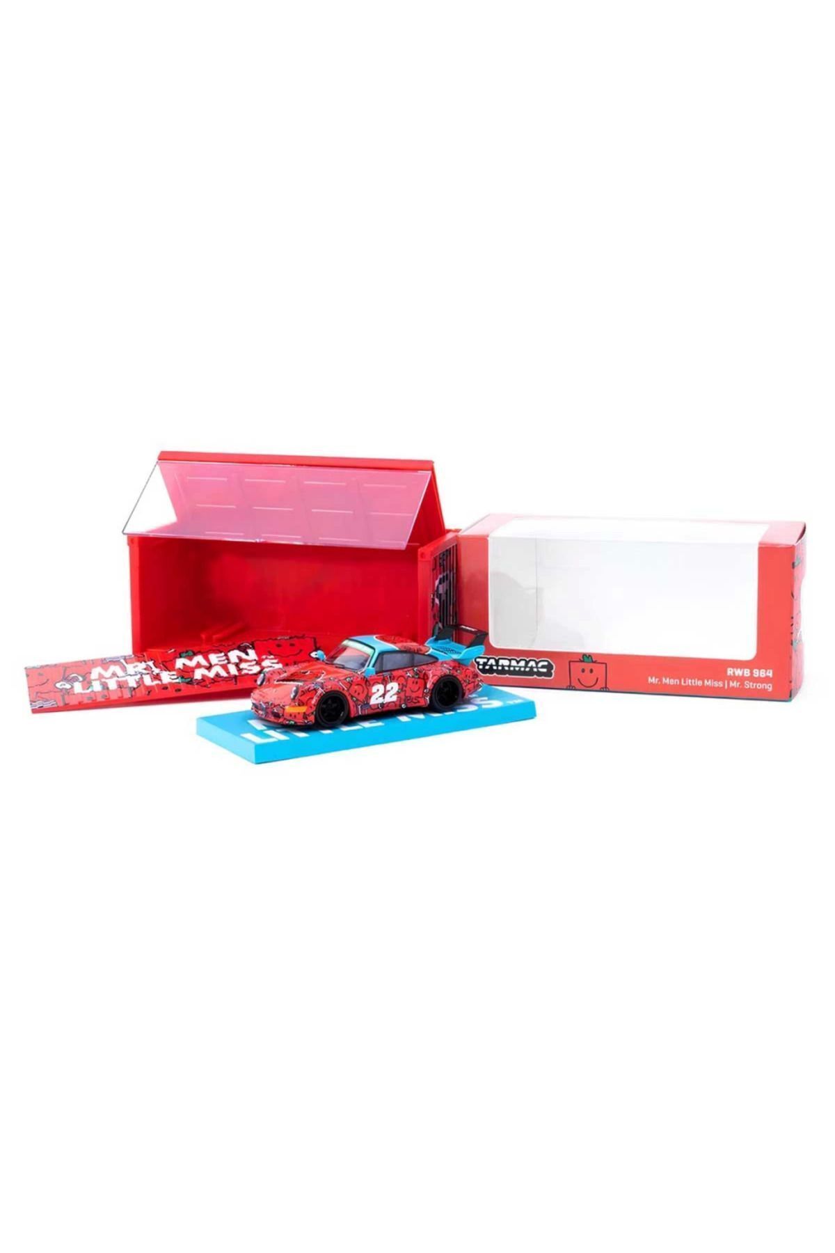 Tarmac Works-RWB 964 Mr. Men Little Miss Mr. Strong - 1:64 Model, Container 3