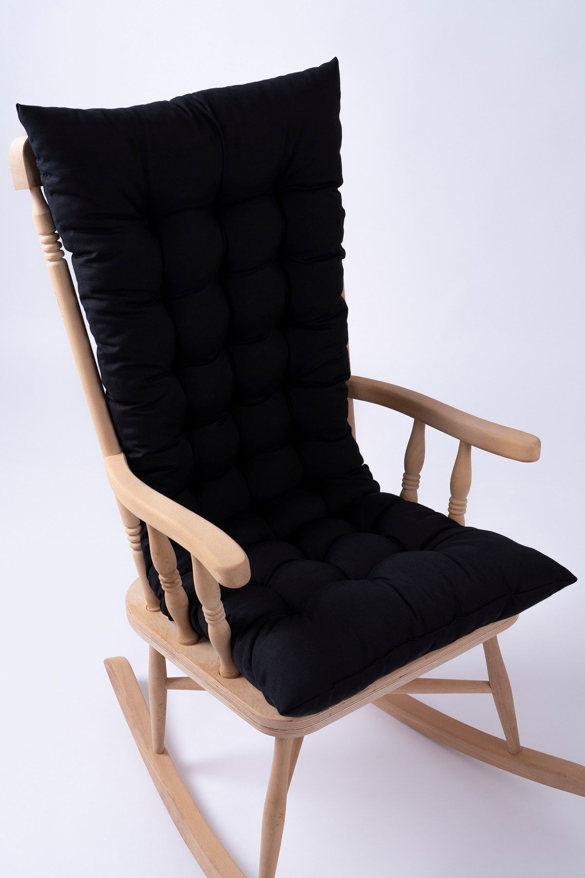 Rocking chair cushions black discount