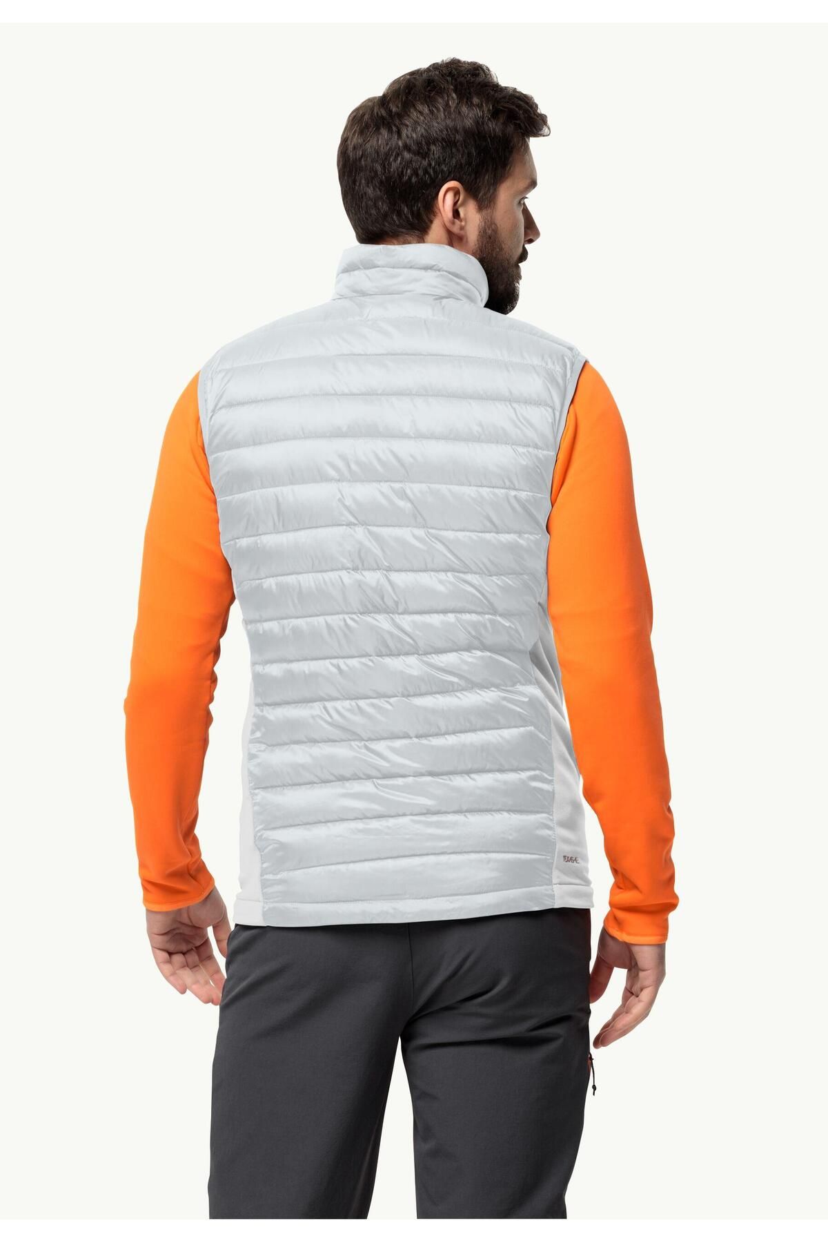 جلیقه مردانه Routeburn Pro Ins Vest 1206872-6709 خاکستری سرد Jack Wolfskin