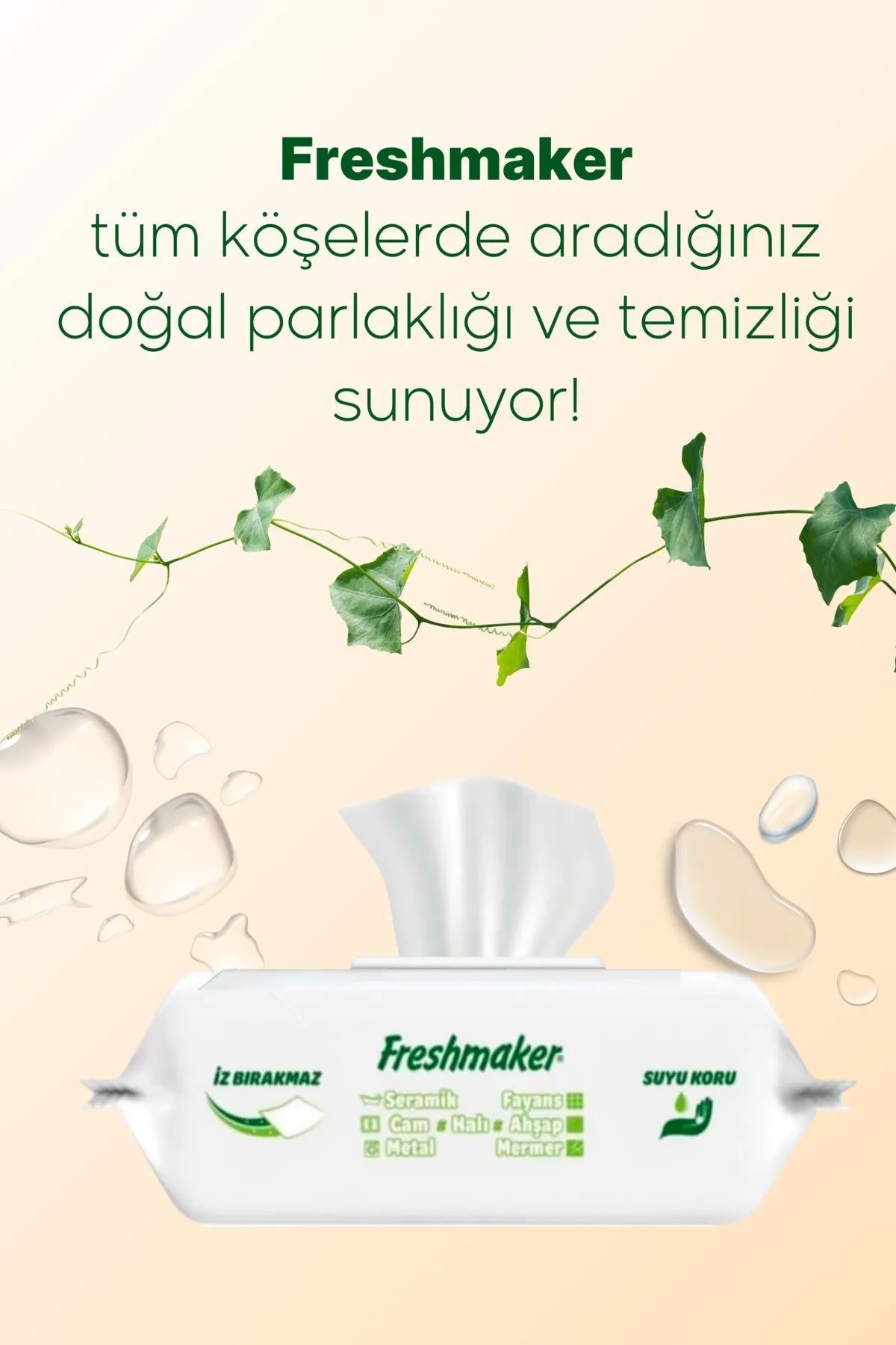 Freshmaker-منشفة تنظيف الأسطح 100 × 2 = 200 ورقة 5