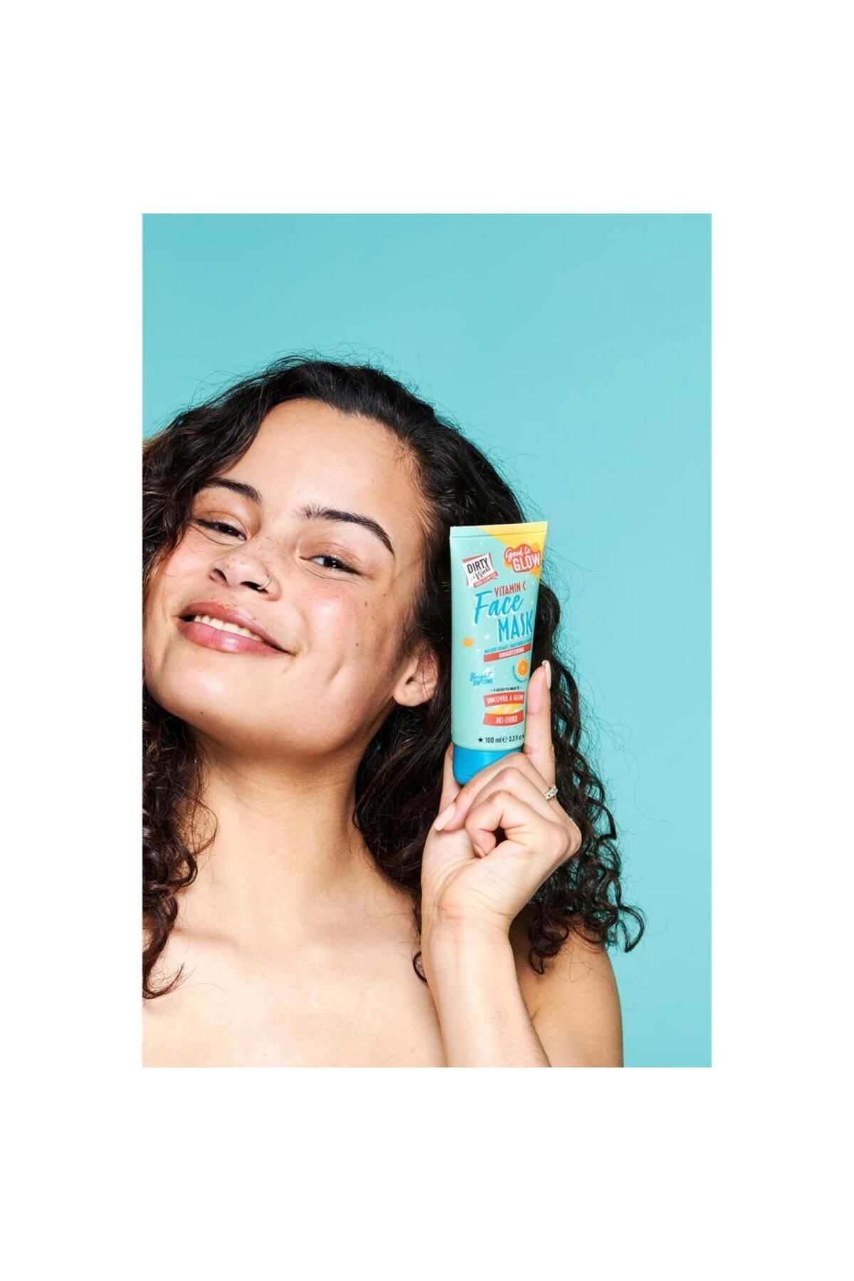 Dirty Works Good To Glow Gesichtsmaske – 100 Ml, Mit Papaya & Vitamin C Für Strahlende Haut