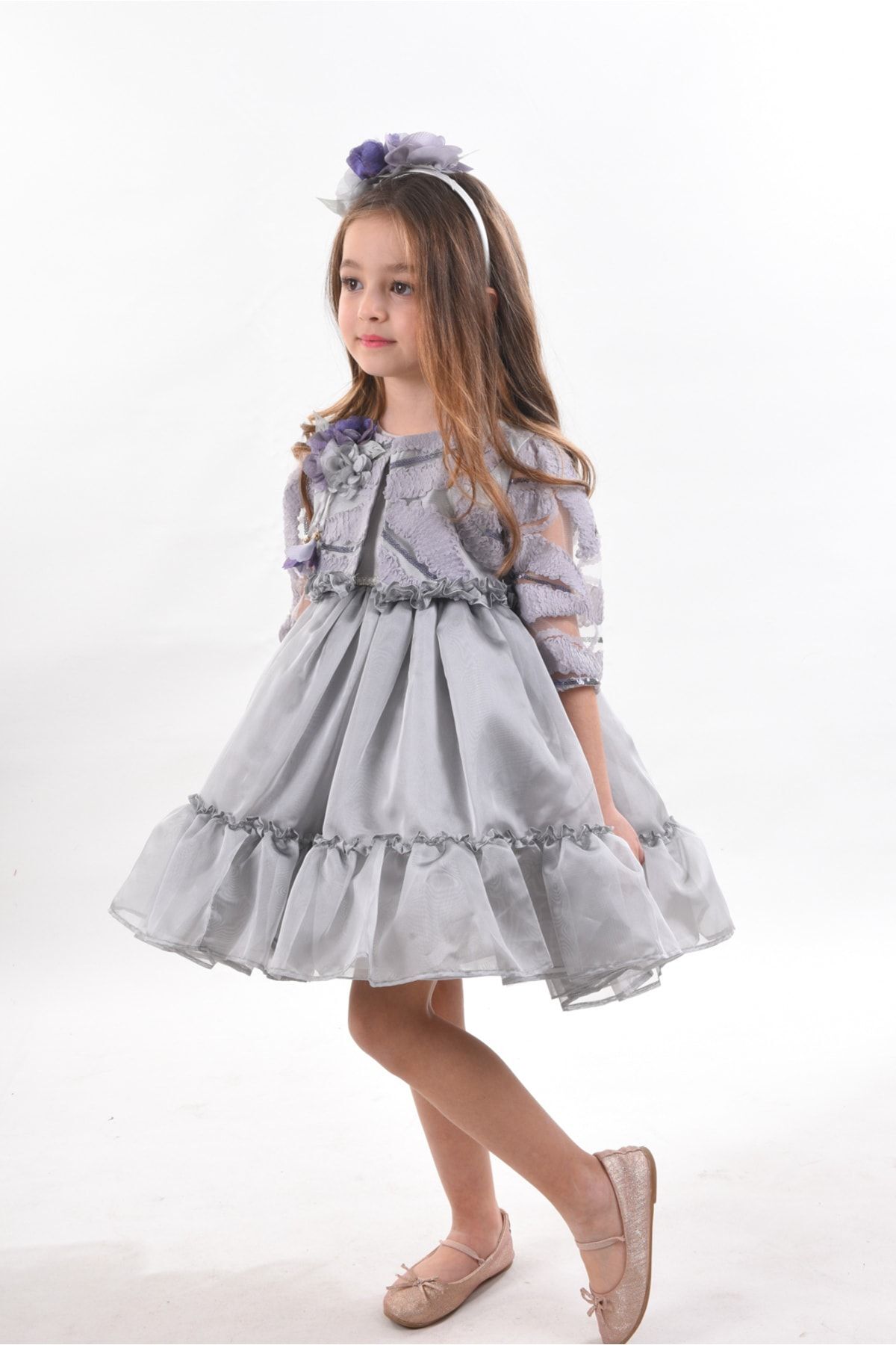 MIALORA EXCLUSİVE By Emel Ebru Özdemir Özel Tasarım Kız Çocuk Kısa Elbise, Doğum Günü Kız Çocuk Elbisesi, Çanta Aksesuarlı Abiye Elbise fotoğrafı 7 (önizleme)