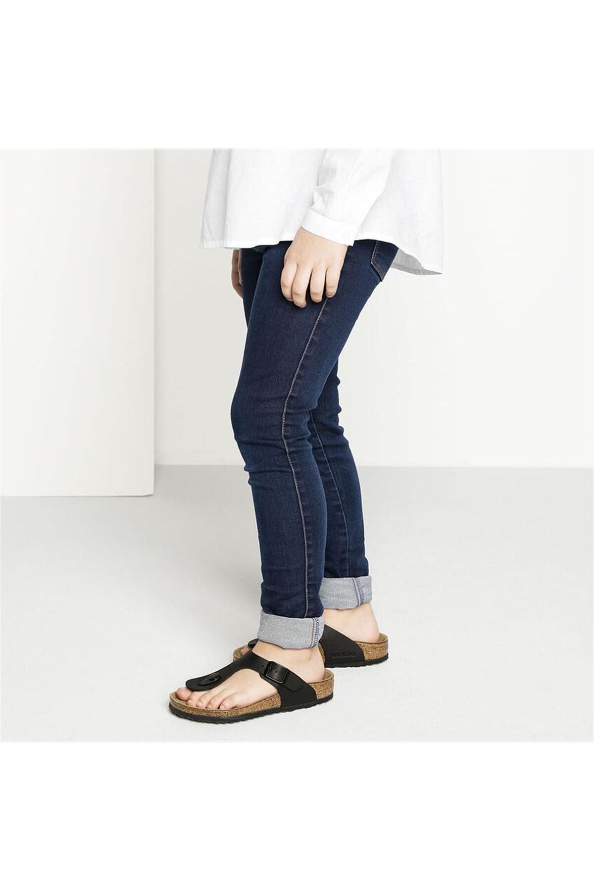 دمپایی بیرکن استاک دخترانه اوا مشکی  راسته      Classical/کلاسیک | Birkenstock 846143 DE - تصویر 5
