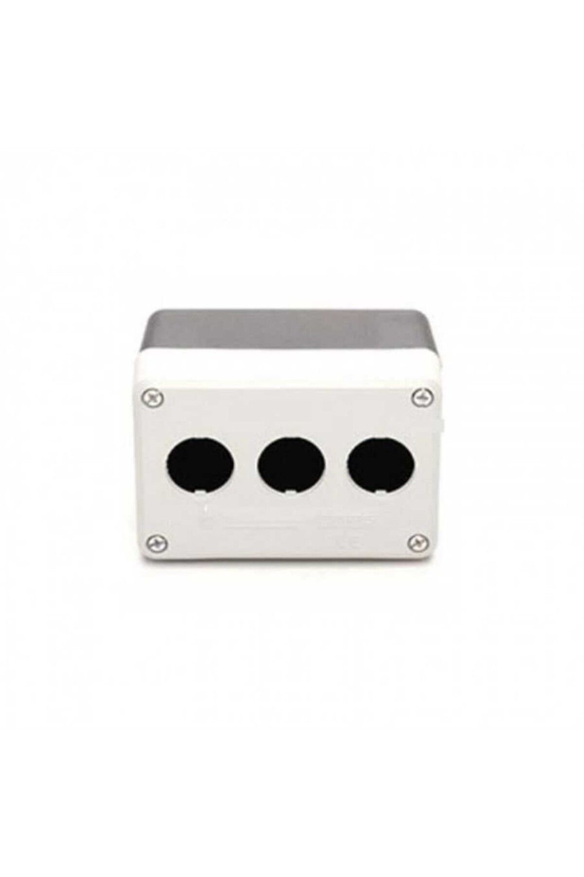 EMAS-Py3bos Py Series Plasitk 3 Compartment Empty Grey-black Control Box 1