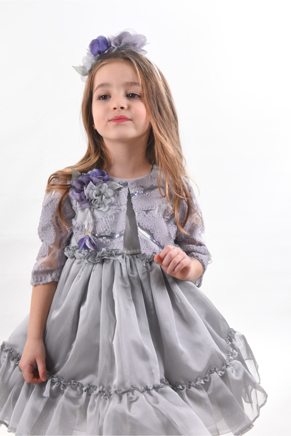 MIALORA EXCLUSİVE By Emel Ebru Özdemir Özel Tasarım Kız Çocuk Kısa Elbise, Doğum Günü Kız Çocuk Elbisesi, Çanta Aksesuarlı Abiye Elbise fotoğrafı 3 (önizleme)