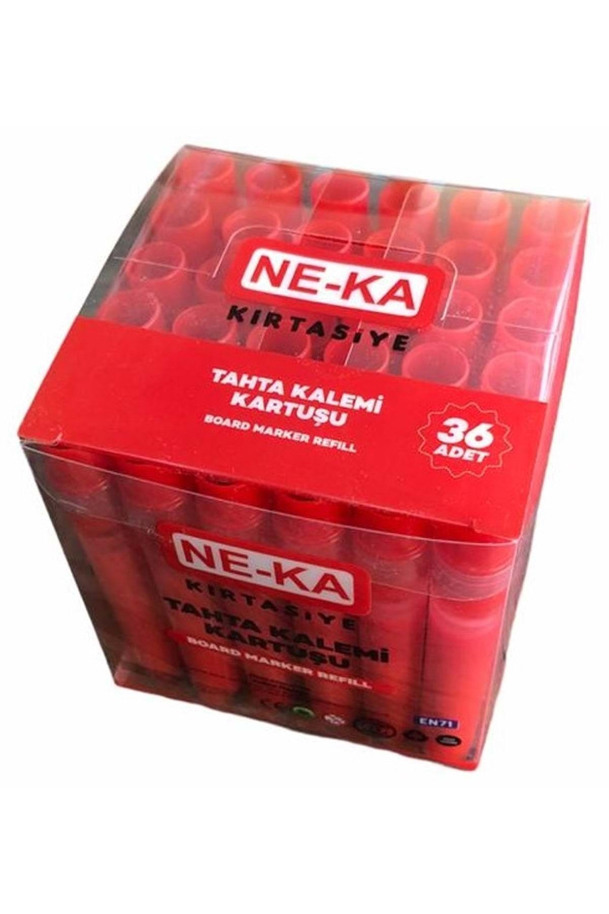 ultrasepet Ne-ka Refil Tahta Kalem Kartuşu Mürekkebi Kırmızı 36 Adet