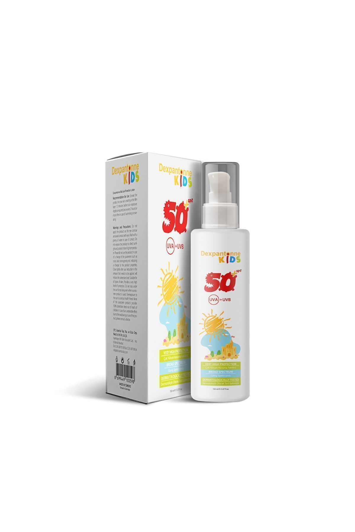 آفتابگیر کودکان 50 Spf 150ml Dexpantonne