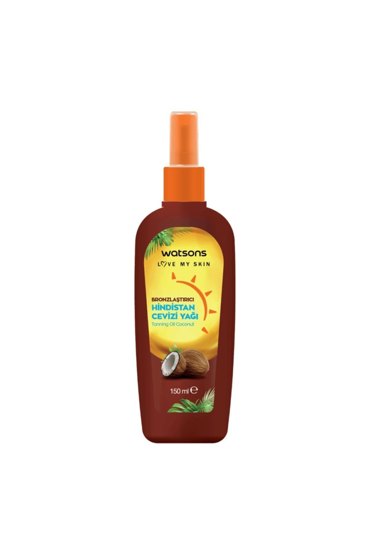 برنزه کننده اسپری با روغن نارگیل 150 میل Watsons