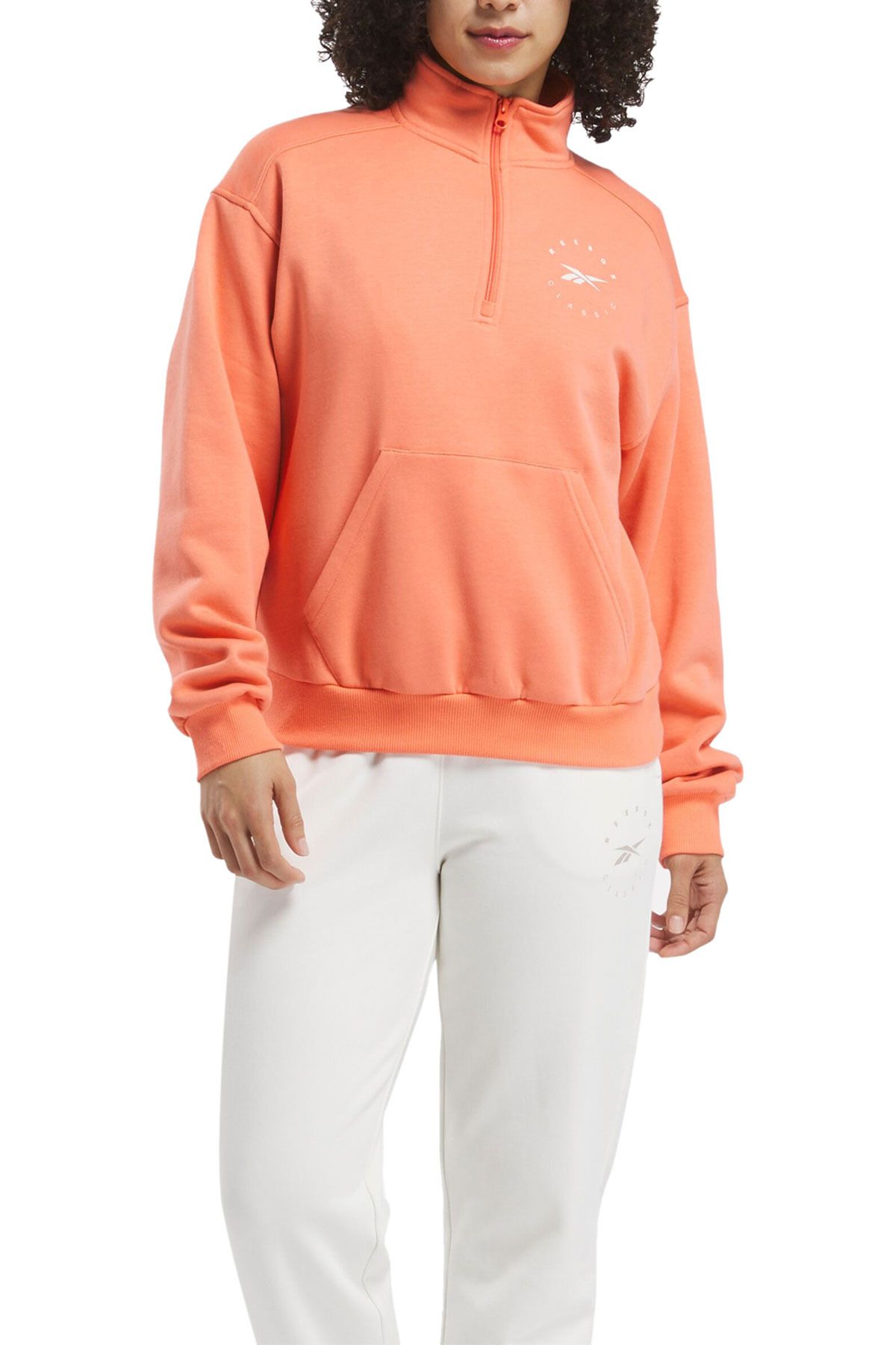 Sweat reebok classic femme orange discount