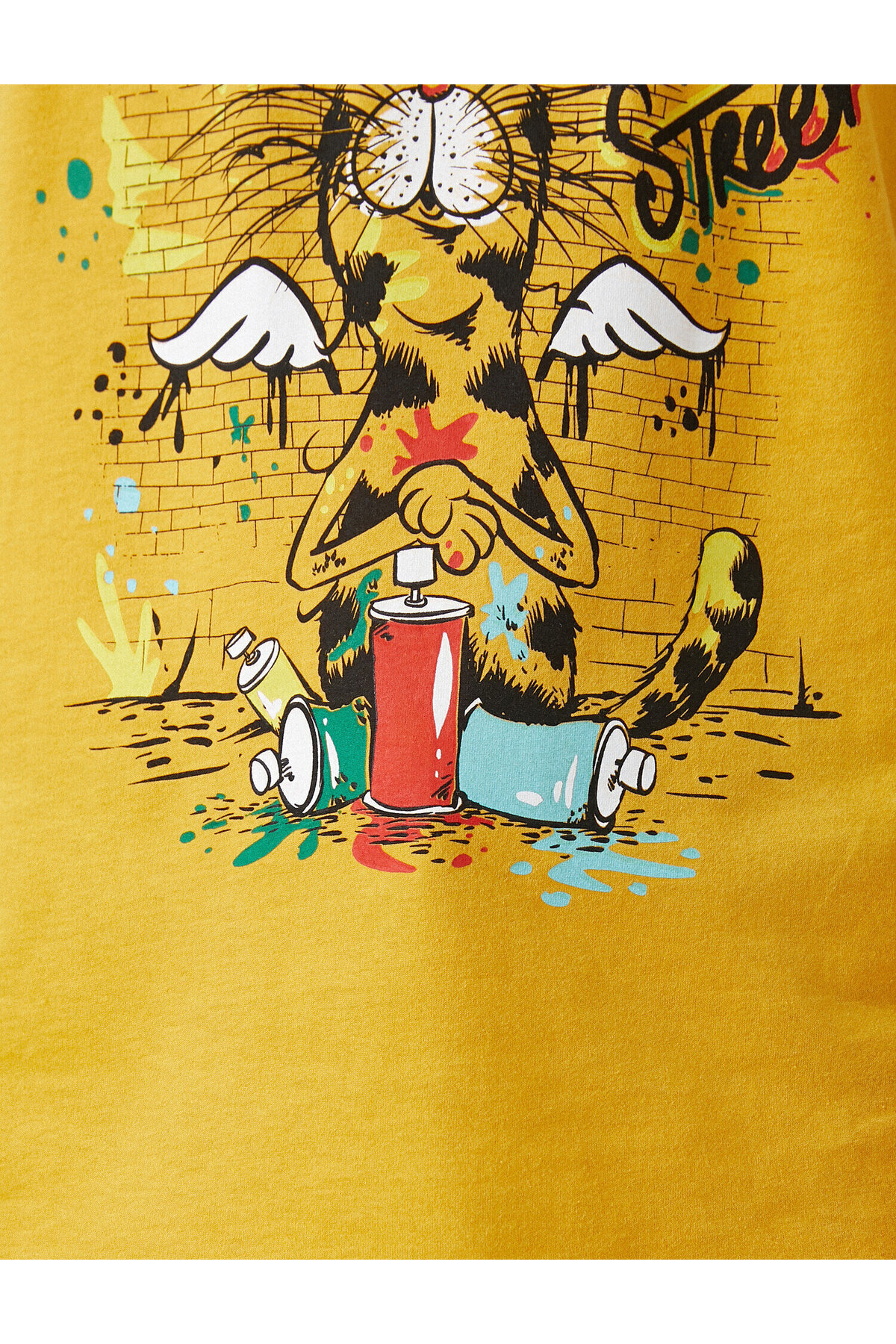 تیشرت مردانه نارنجی کوتون | 2SAM11258HK اورجینال - تصویر 6