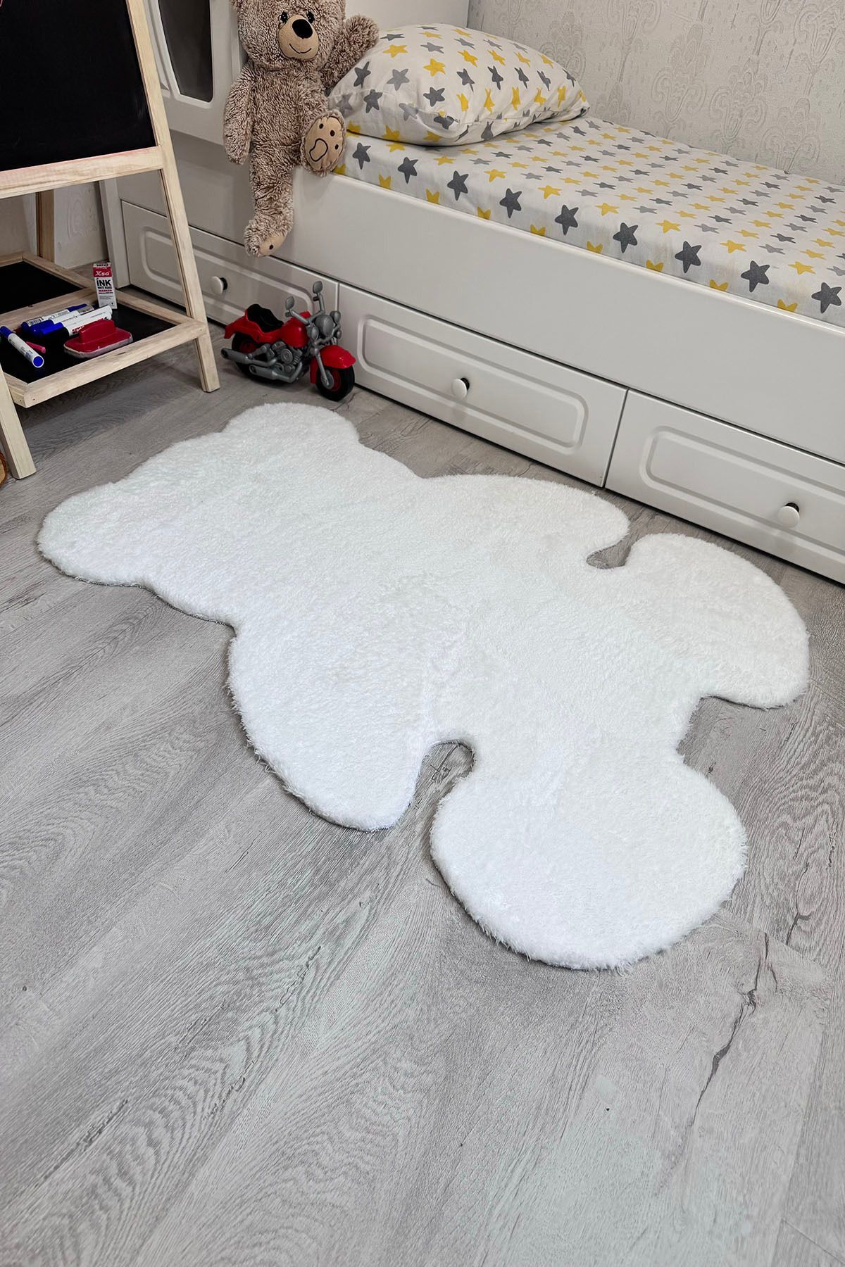 trivago halı Pufi Yumuşak Peluş Ayıcık Halı Post Çocuk Odası Bebek Odası Oturma Odası Halısı fotoğrafı 2 (önizleme)
