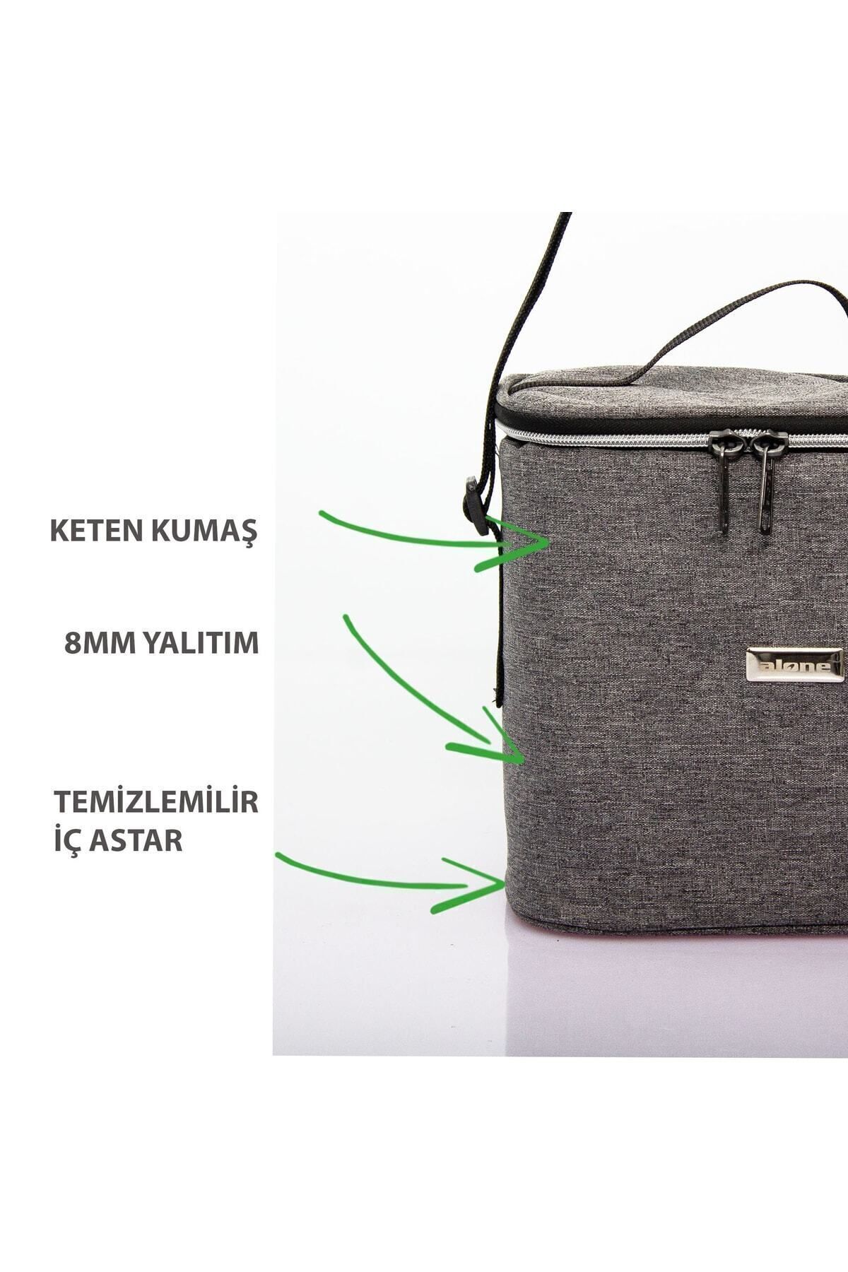 Alone Siyah Termal Beslenme Ve Biberon Çantası Siyah | Sıcak/soğuk Koruma 9311 fotoğrafı 4 (önizleme)