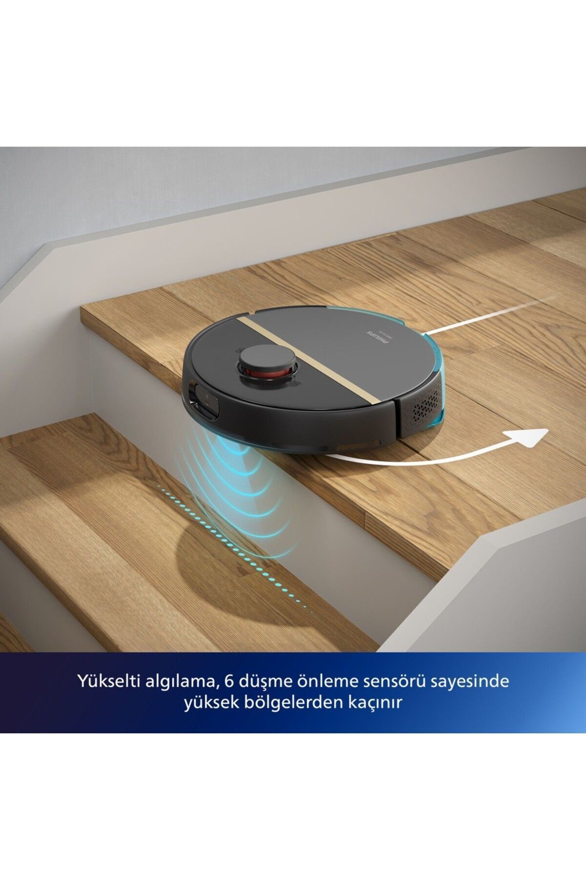 Homerun 7100 Serisi Islak Kuru Moplu Toz Toplama Istasyonlu,kendini Temizleyen Robot Süpürge, Siyah 8