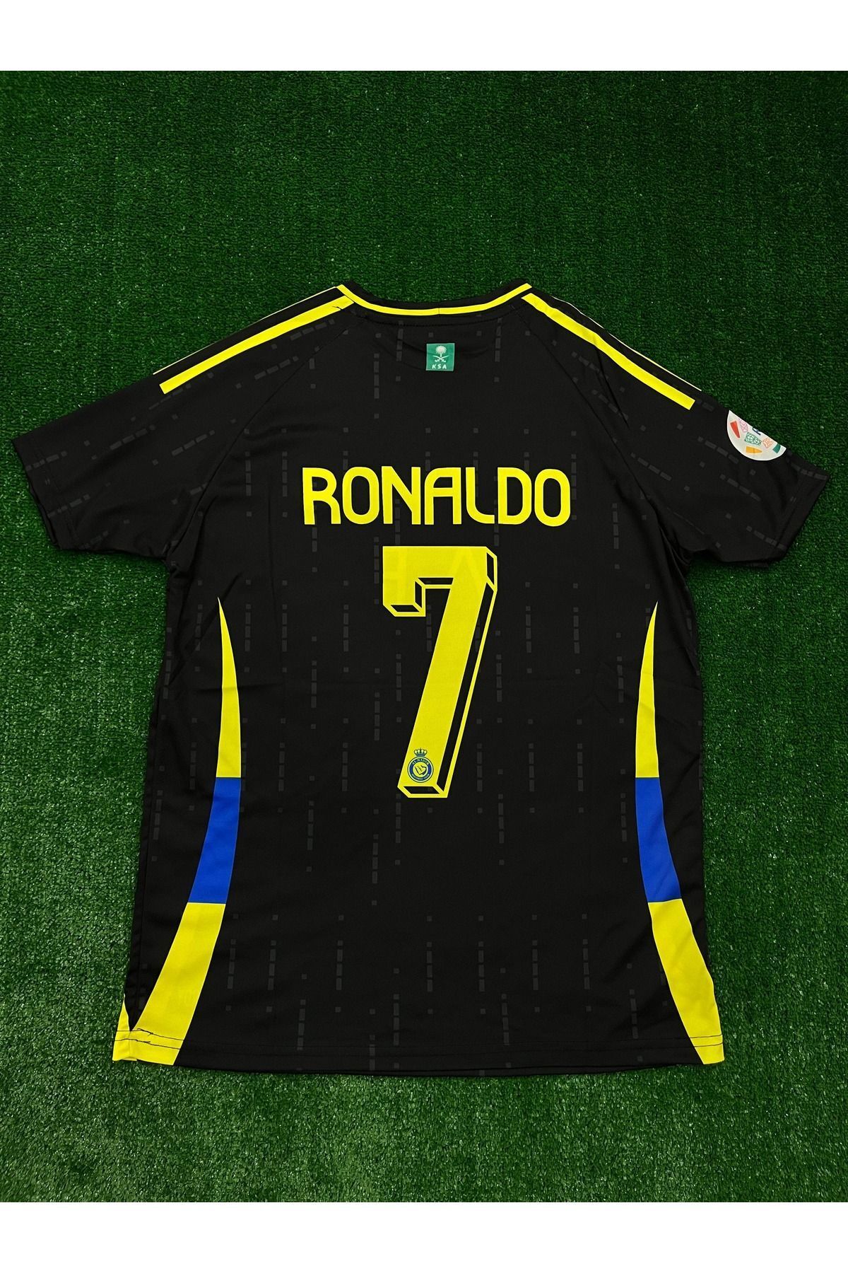 JANJON STAR-Ronaldo Al Nassr - Tricou negru sezon nou / Tricou Cr7 Al Nassr 2