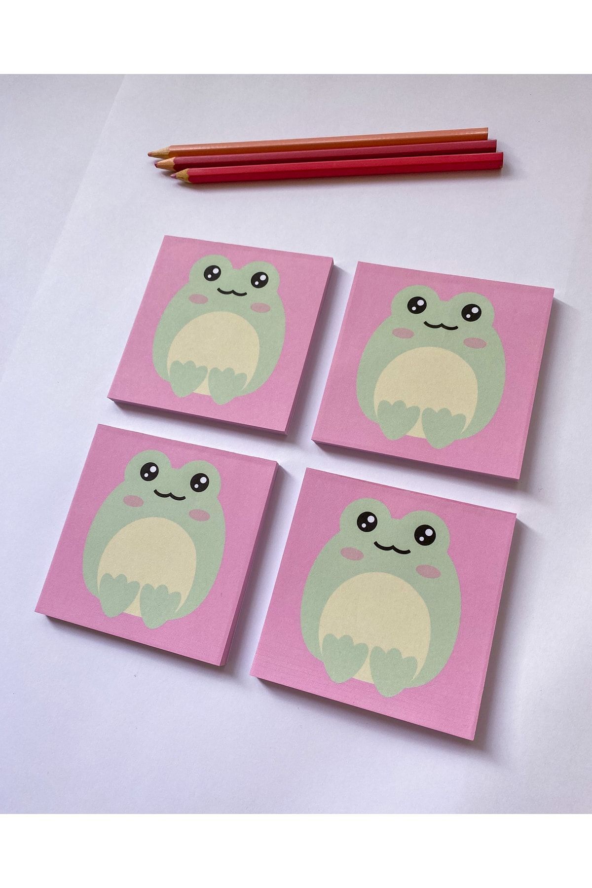 Pine Note-Cute Frog Patterned Kawaii Memopad Memo Pad Notebook Notepad Planner 3