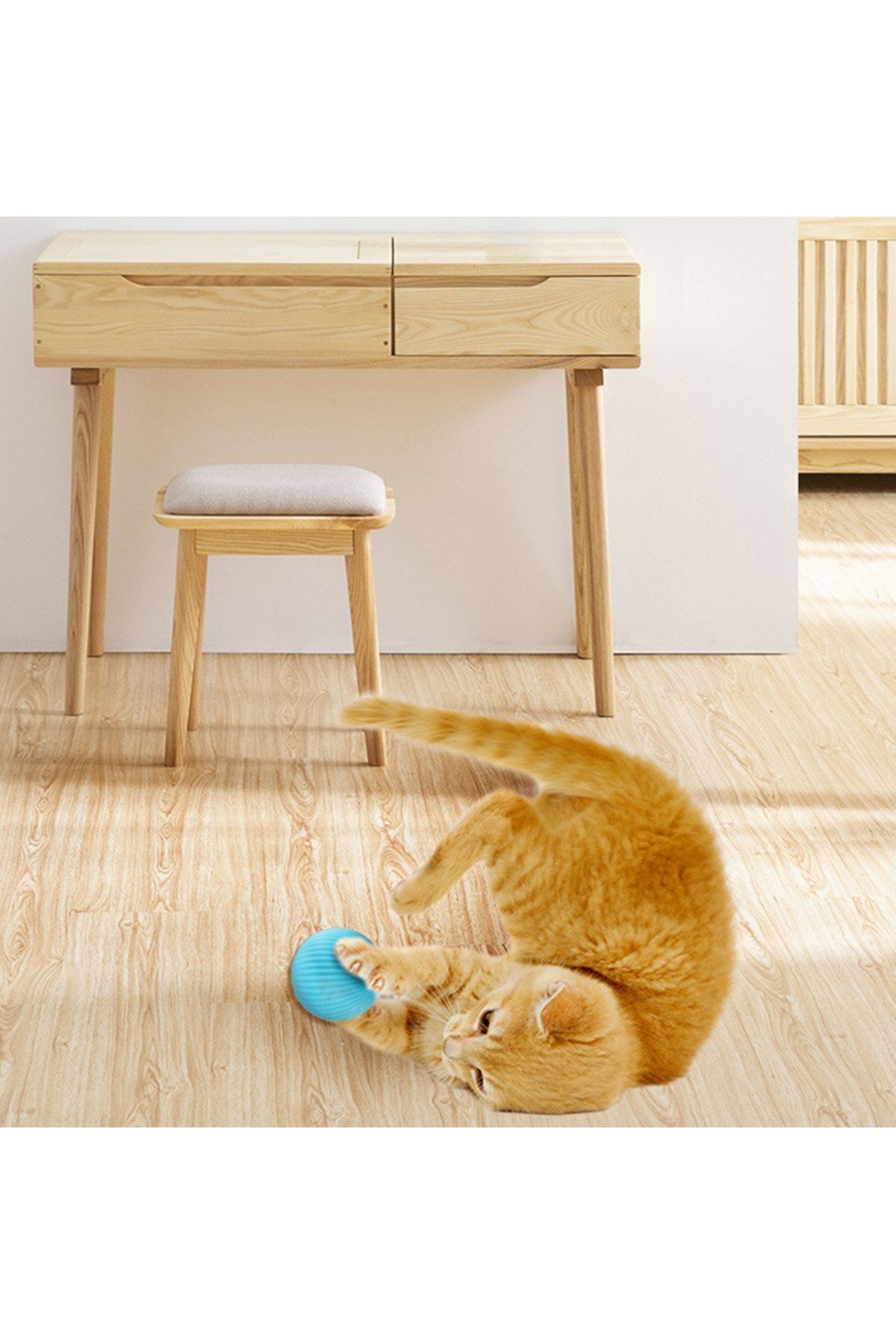 AKGÜNEY-Smart Cat Ball, Self-Moving Cat Toy, Interactive Cat Dog Ball 6