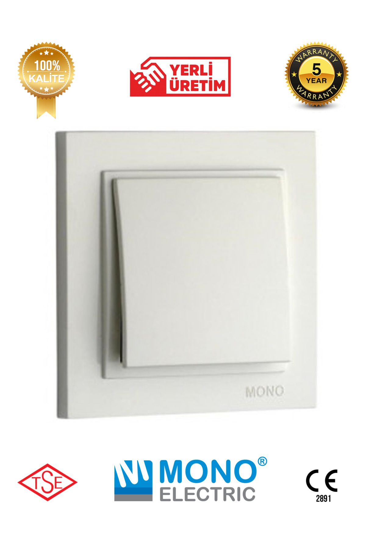 YTE-Mono Despina White Frame - Key Included 1