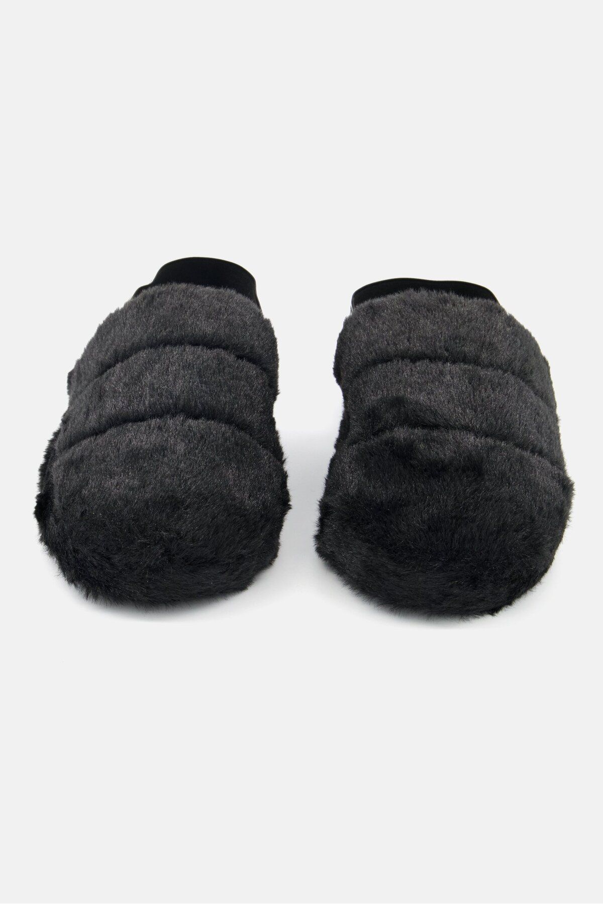 Kendall + Kylie-Women Slide Faux Fur Slippers, Black 3