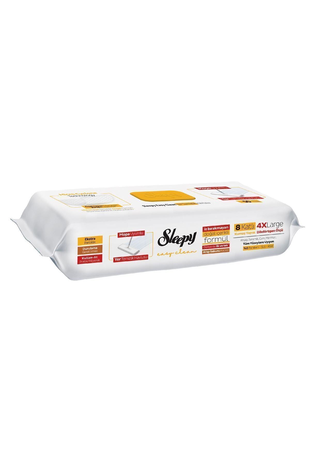 Easy Clean Mopa Uyumlu Yer Temizlik Havlusu Karma Paket 3X50 (150 Yaprak)