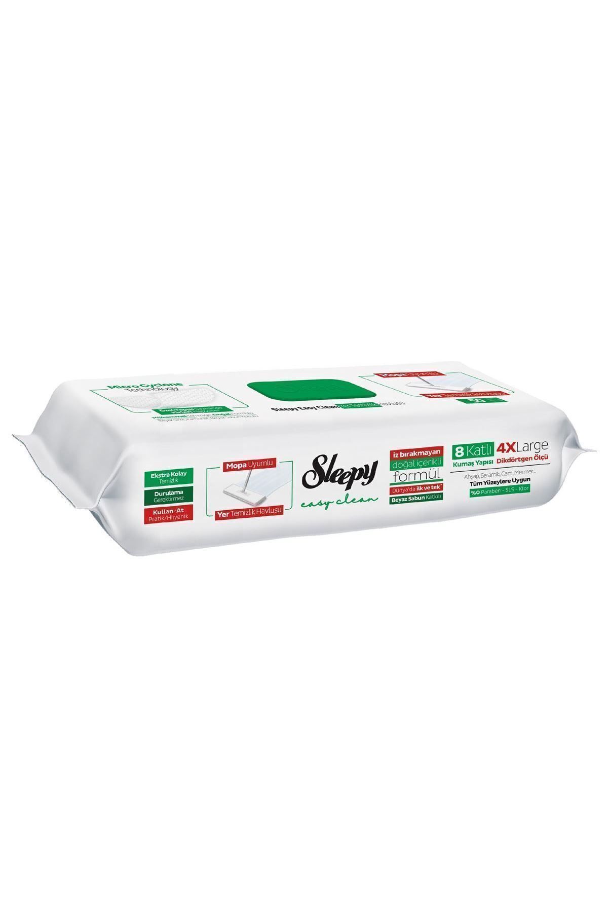Easy Clean Mopa Uyumlu Yer Temizlik Havlusu Karma Paket 3X50 (150 Yaprak)