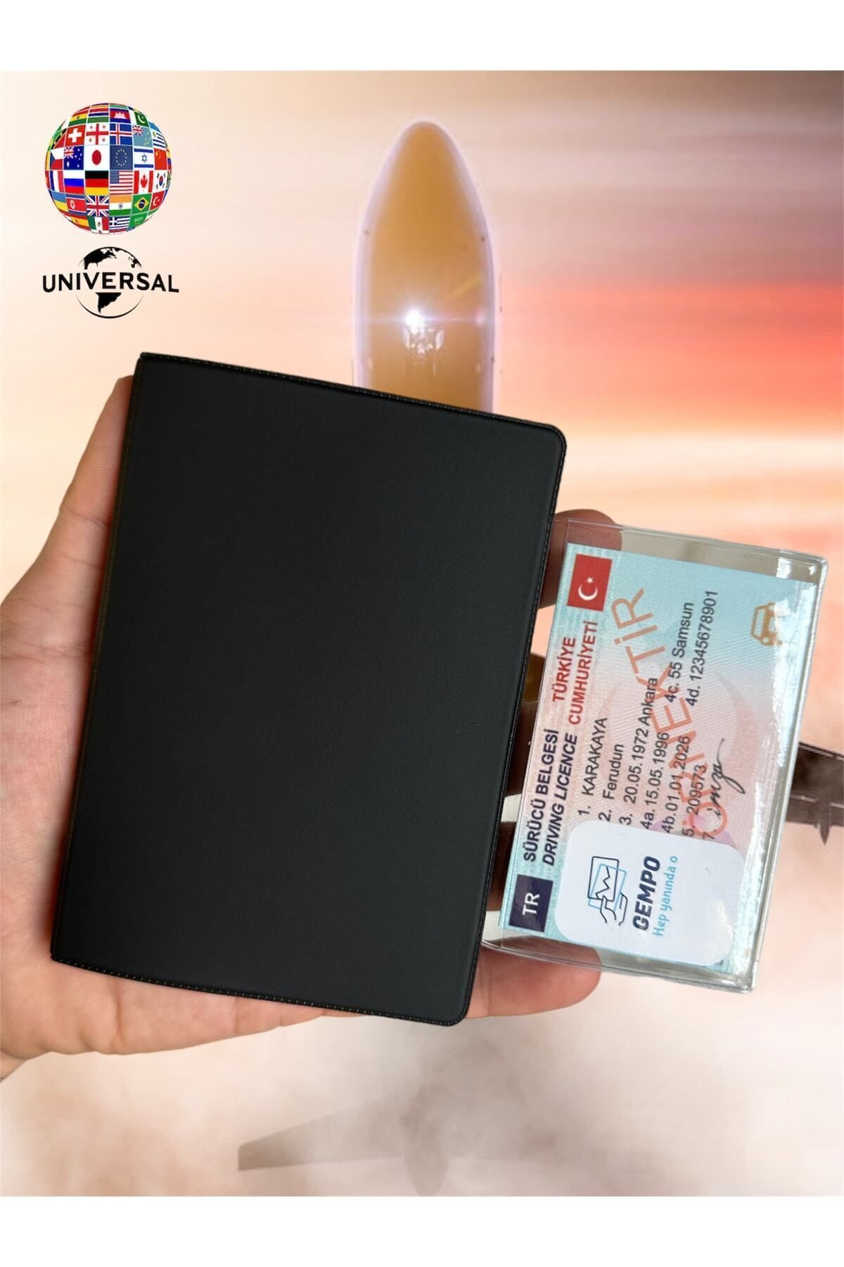 کیف پول مردانه مشکی Gempo | 2livinleks اورجینال - تصویر 2