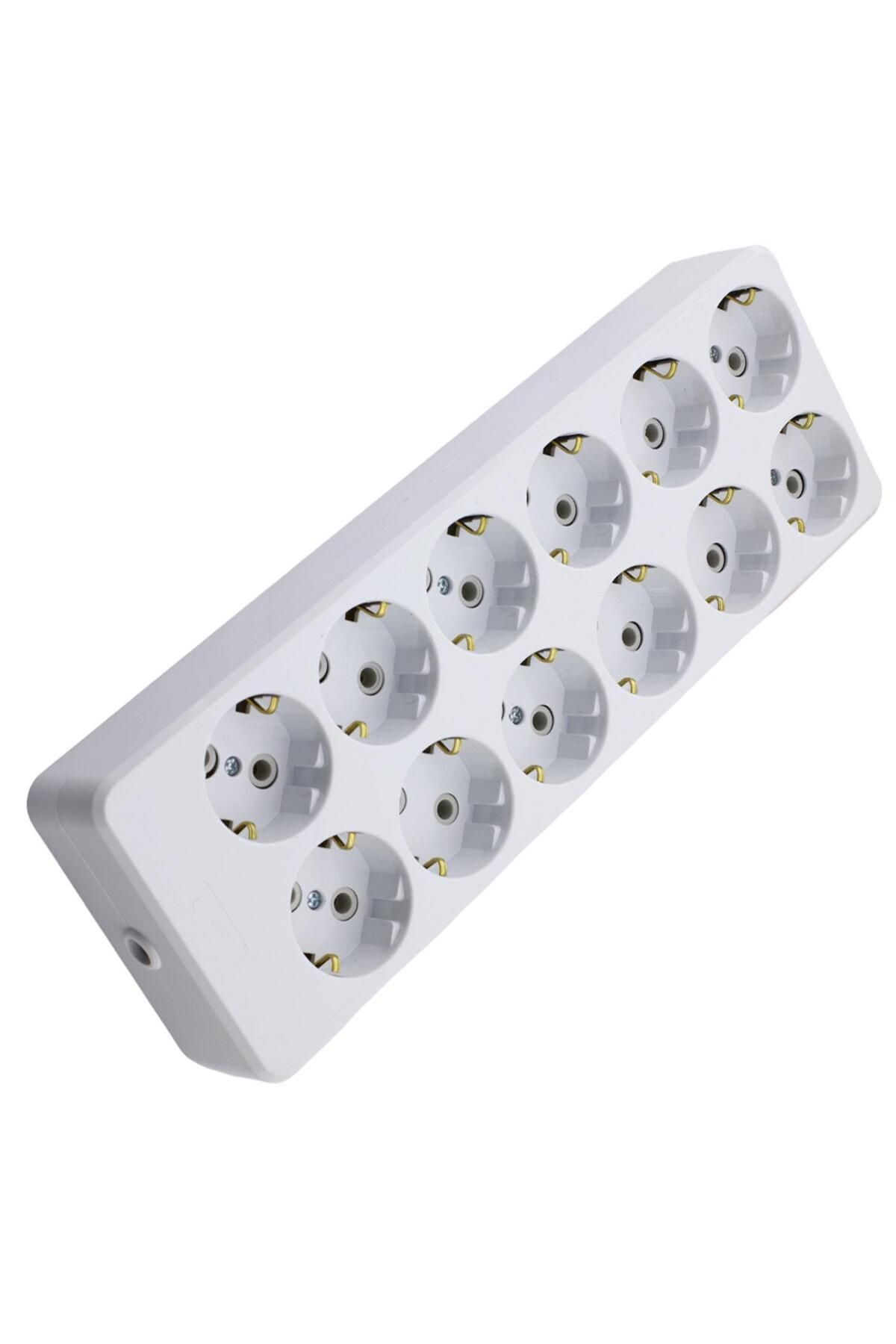 Badem10-12 Pieces Group - Terminal and Grounded Plug Socket, Coupler Twelve Wireless Socket 4