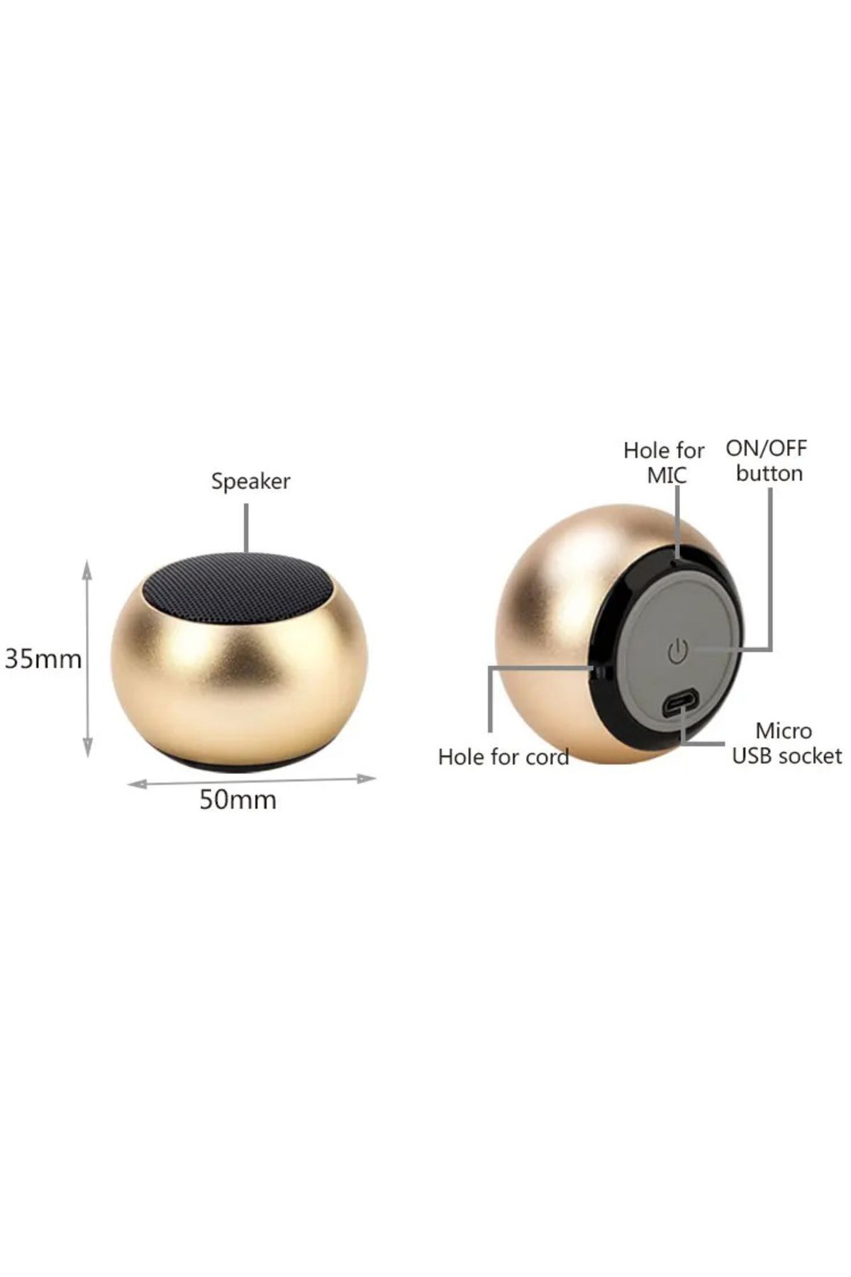 Taşınabilir Bluetooth Speaker Seyahatlerde Bisiklet Sürüşlerinde Kullanım Mini Kablosuz Hoparlör M3 3