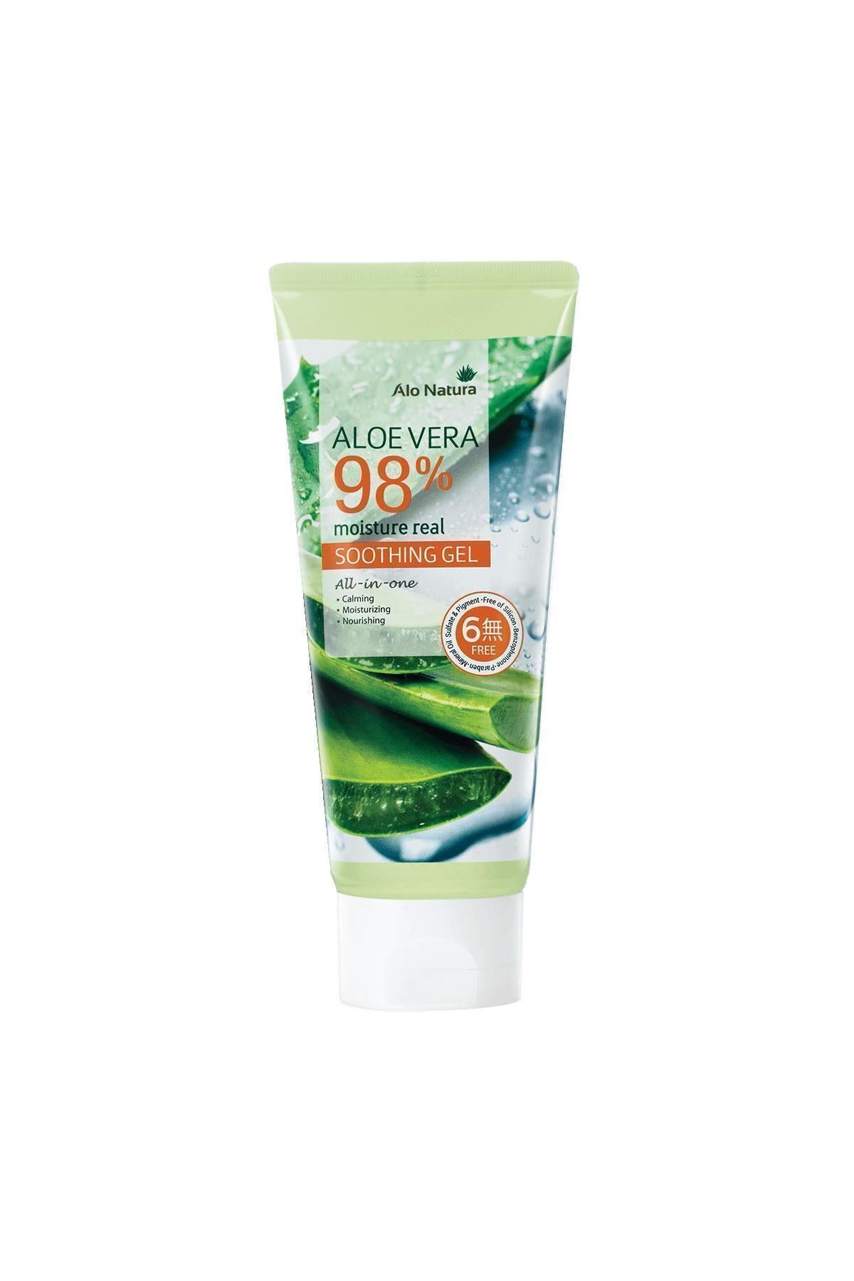 ژل تسکین دهنده دست بدن صورت Aloevera Moisture 150 میلی لیتر WELCOS