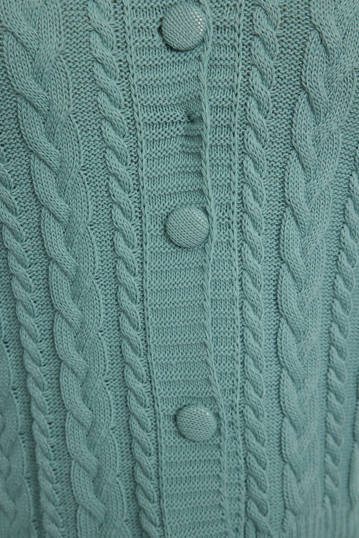 Trendyol Curve-Plus Size Mint knitwear Cardigan - TBBAW25AV00008 4