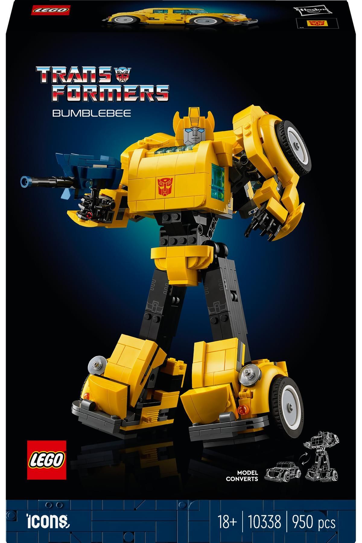 LEGO-® Icons Transformers Bumblebee Set 10338 3