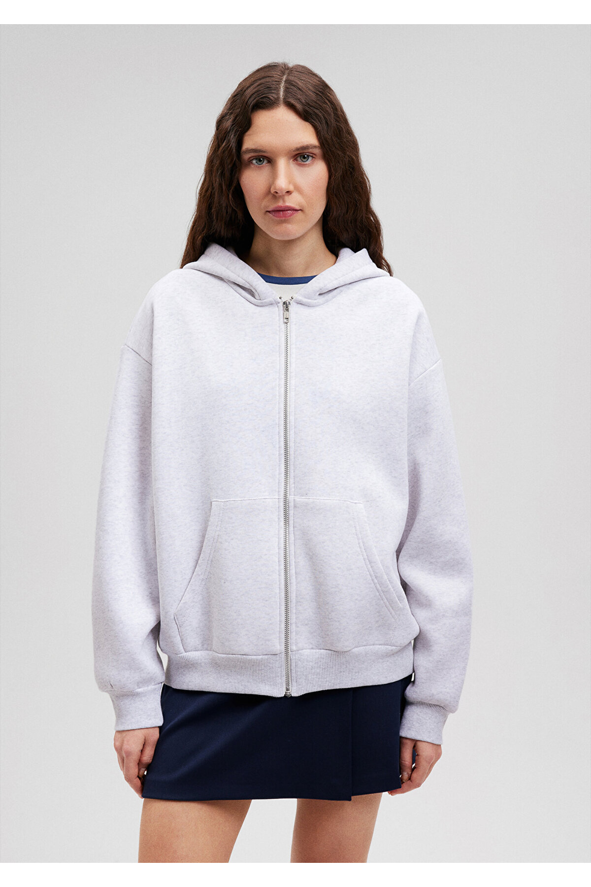 سویشرت زنانه خاکستری ماویMavi | 1611775 اورجینال - تصویر 3